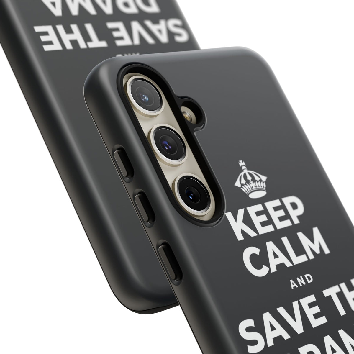KEEP CALM AND SAVE THE DRAMA FOR YOUR 🦙 Phone Case (Dark)