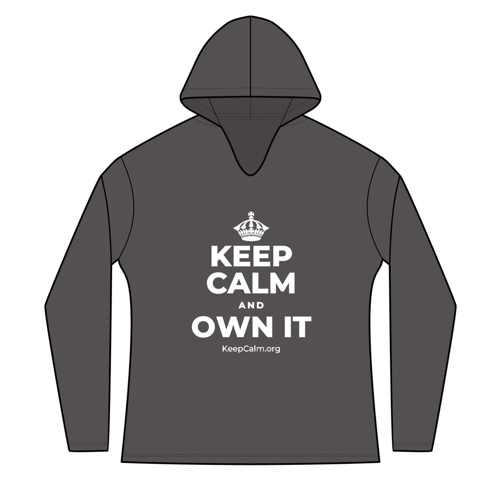 KEEP CALM AND OWN IT Women's Long Sleeve Hoodie