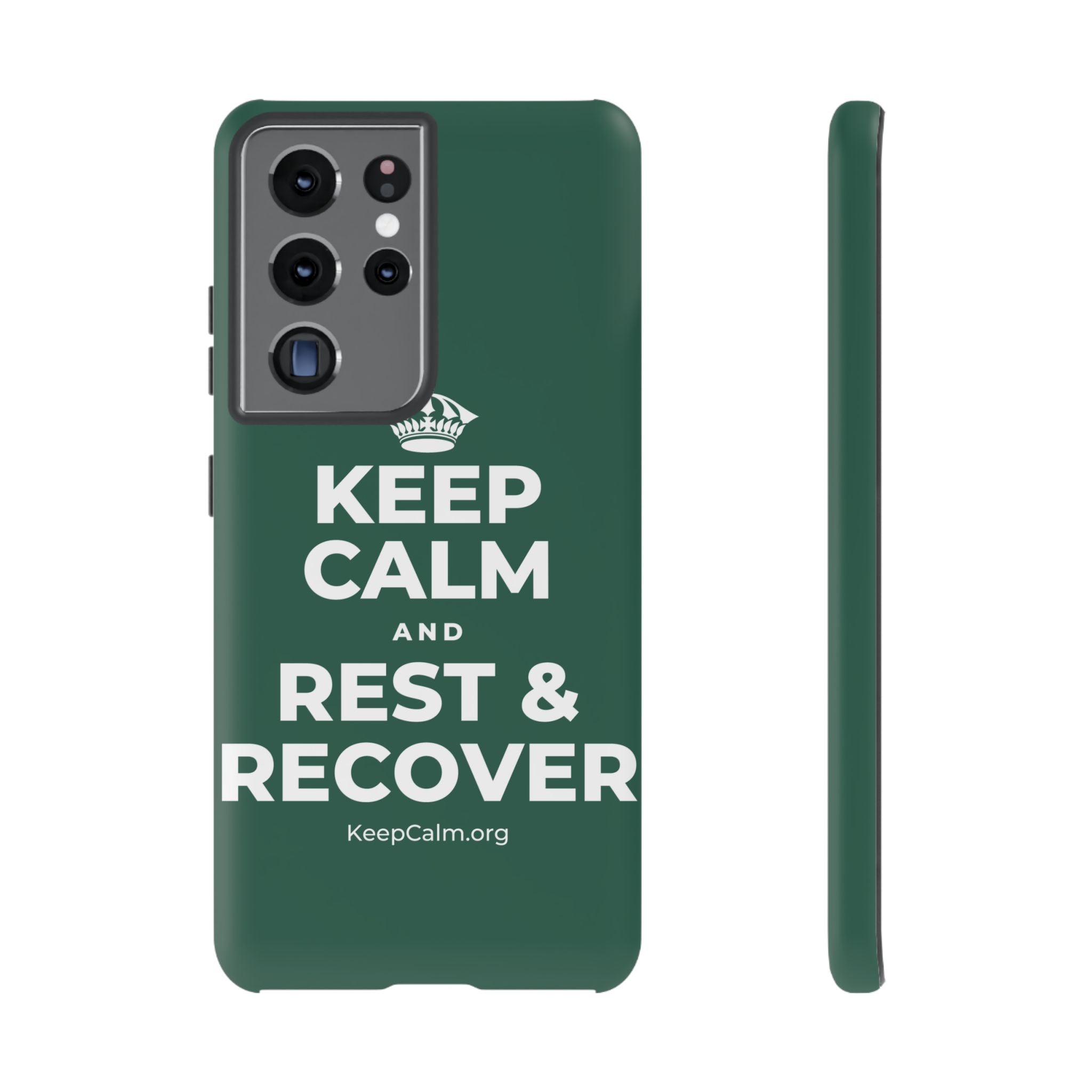 KEEP CALM AND REST & RECOVER Phone Case