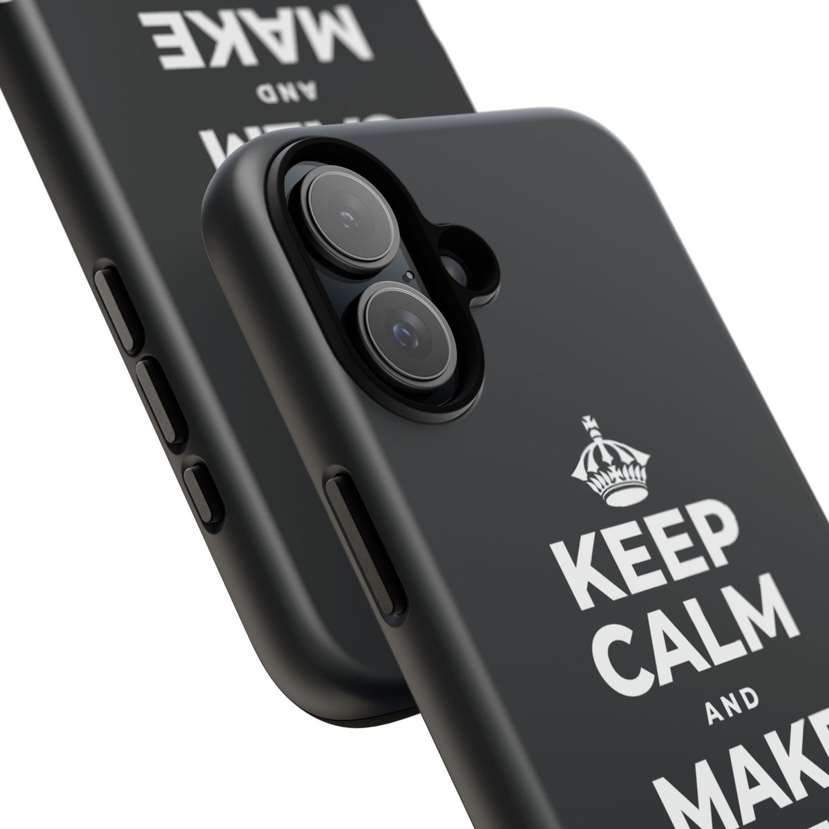 KEEP CALM AND MAKE SOMETHING TODAY Phone Case (Dark)