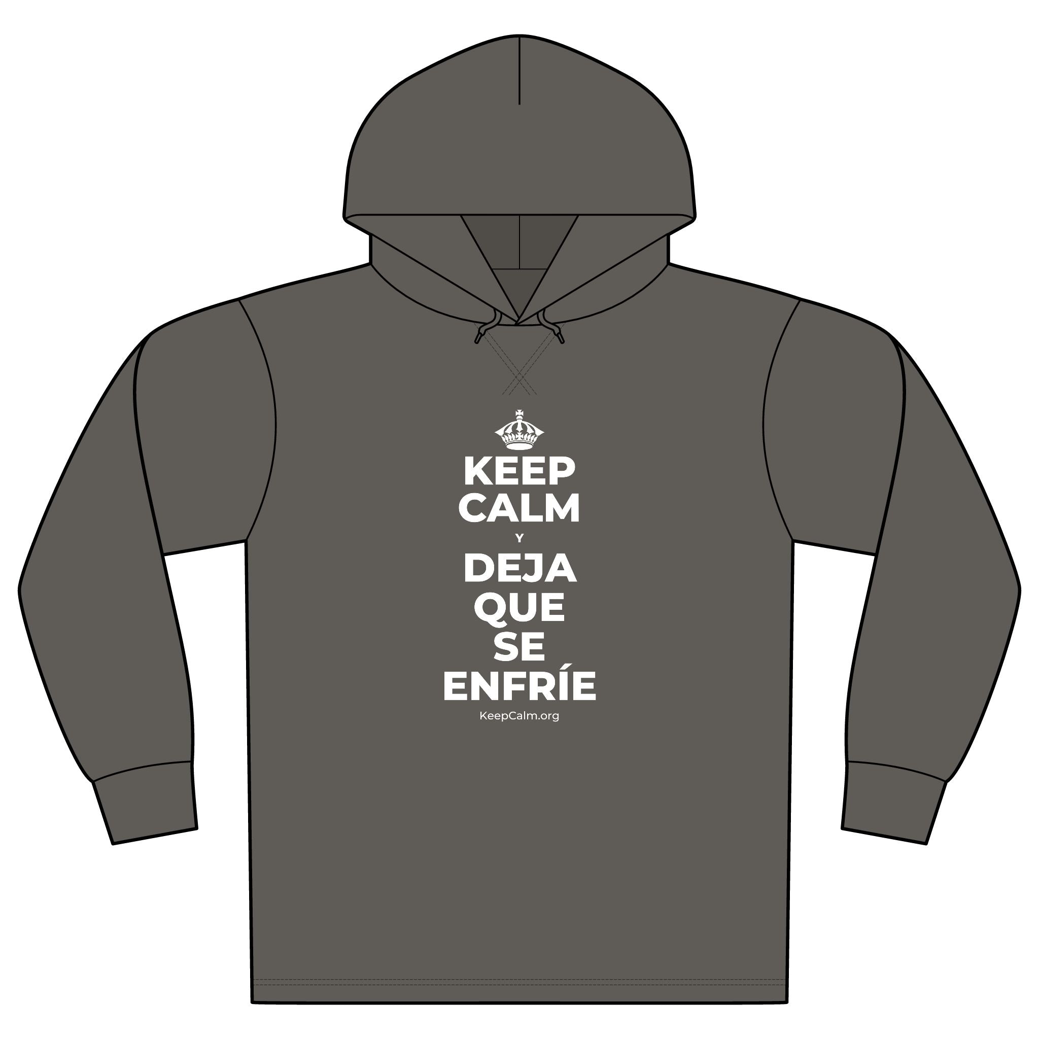 KEEP CALM Y DEJA QUE SE ENFRÍE Organic Hoodie Tee