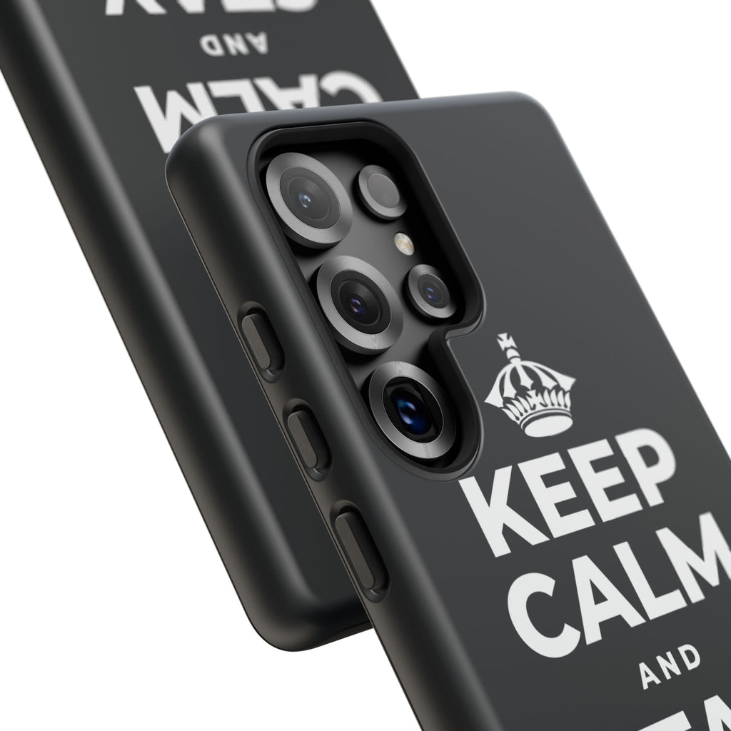 KEEP CALM AND STAY CURIOUS Phone Case (Dark)
