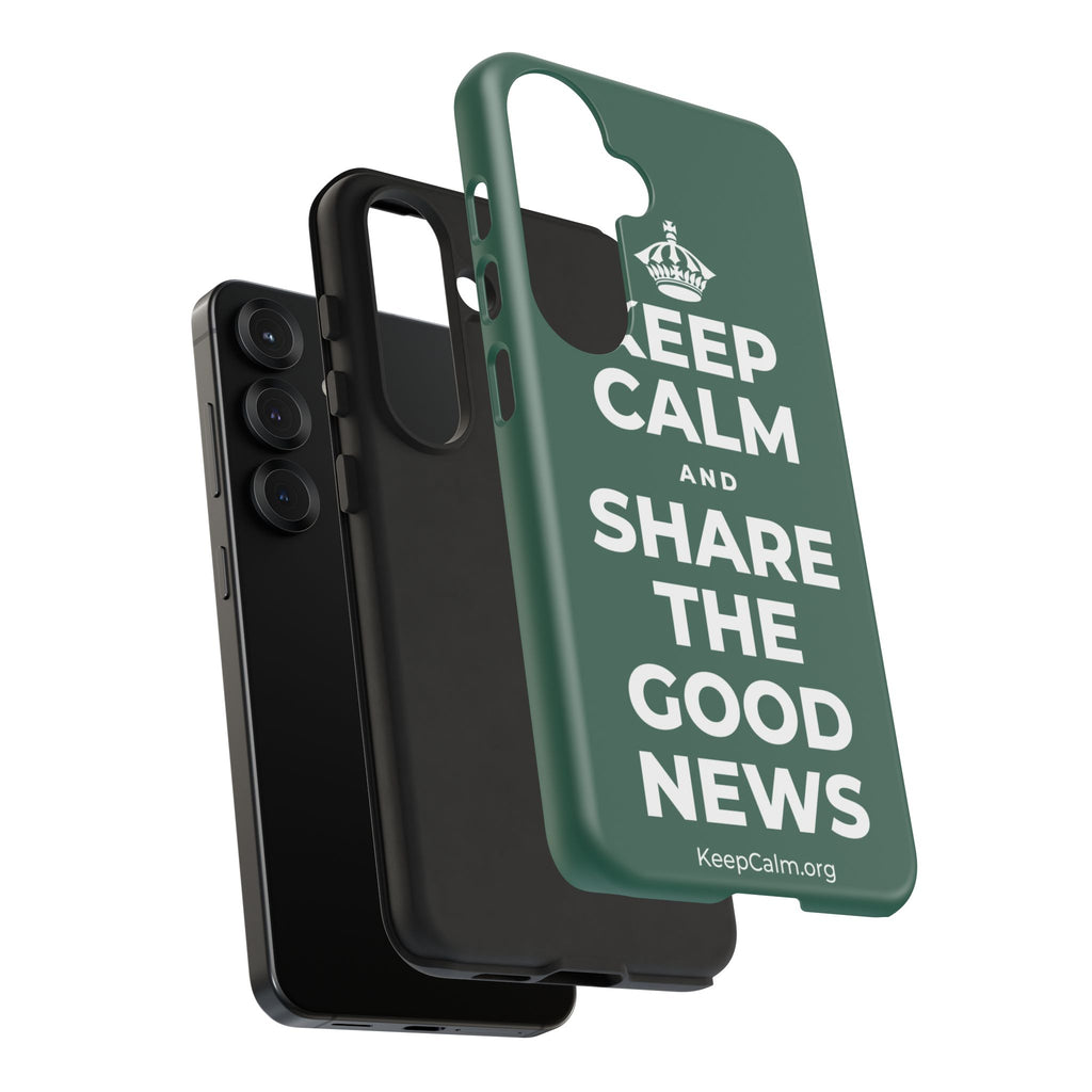 KEEP CALM AND SHARE THE GOOD NEWS Phone Case