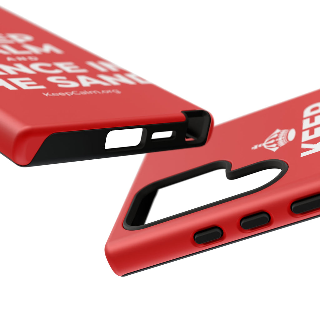 KEEP CALM AND DANCE IN THE SAND Phone Case