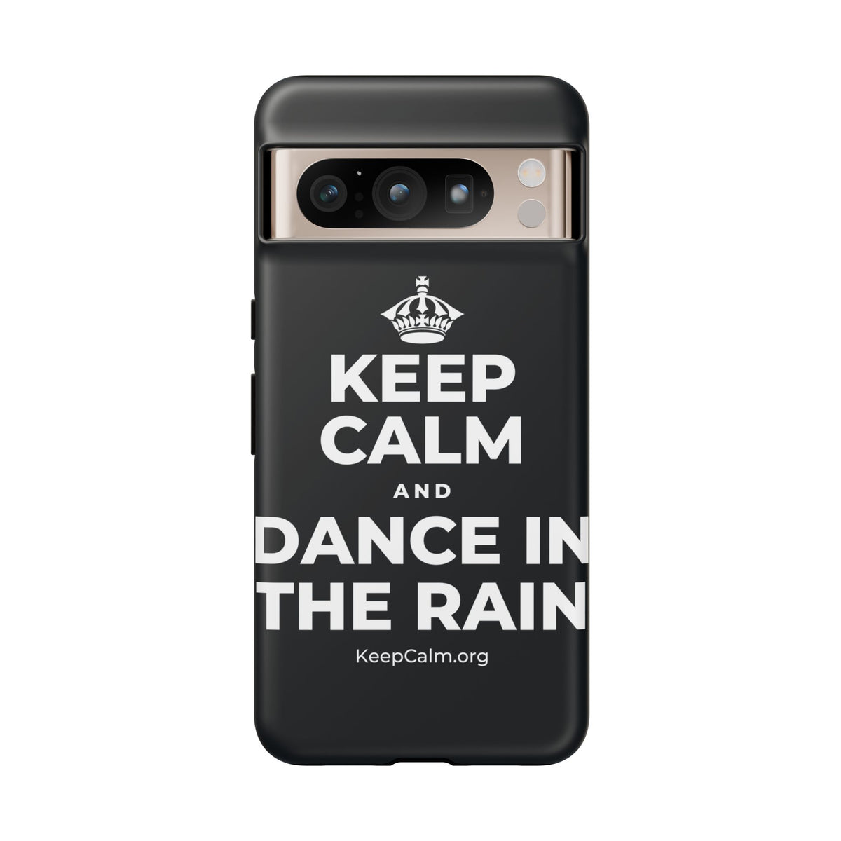 KEEP CALM AND DANCE IN THE RAIN Phone Case (Dark)