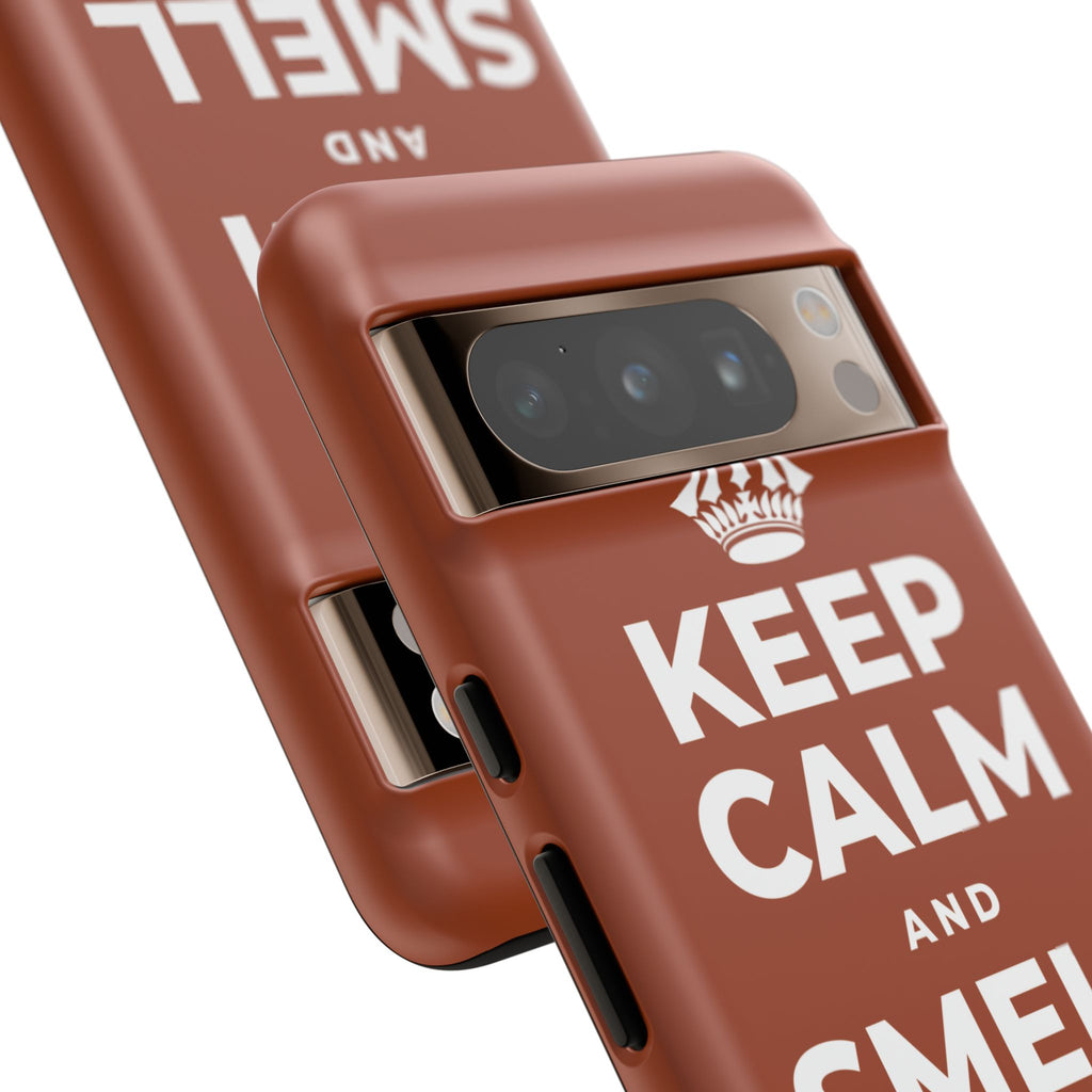 KEEP CALM AND SMELL THE ROSES Phone Case