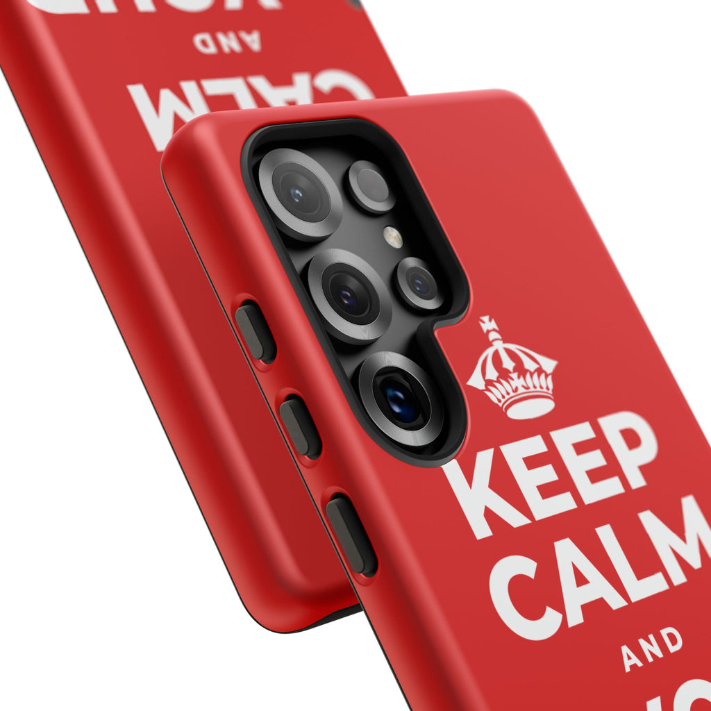KEEP CALM AND 📞 YOUR MOM Phone Case
