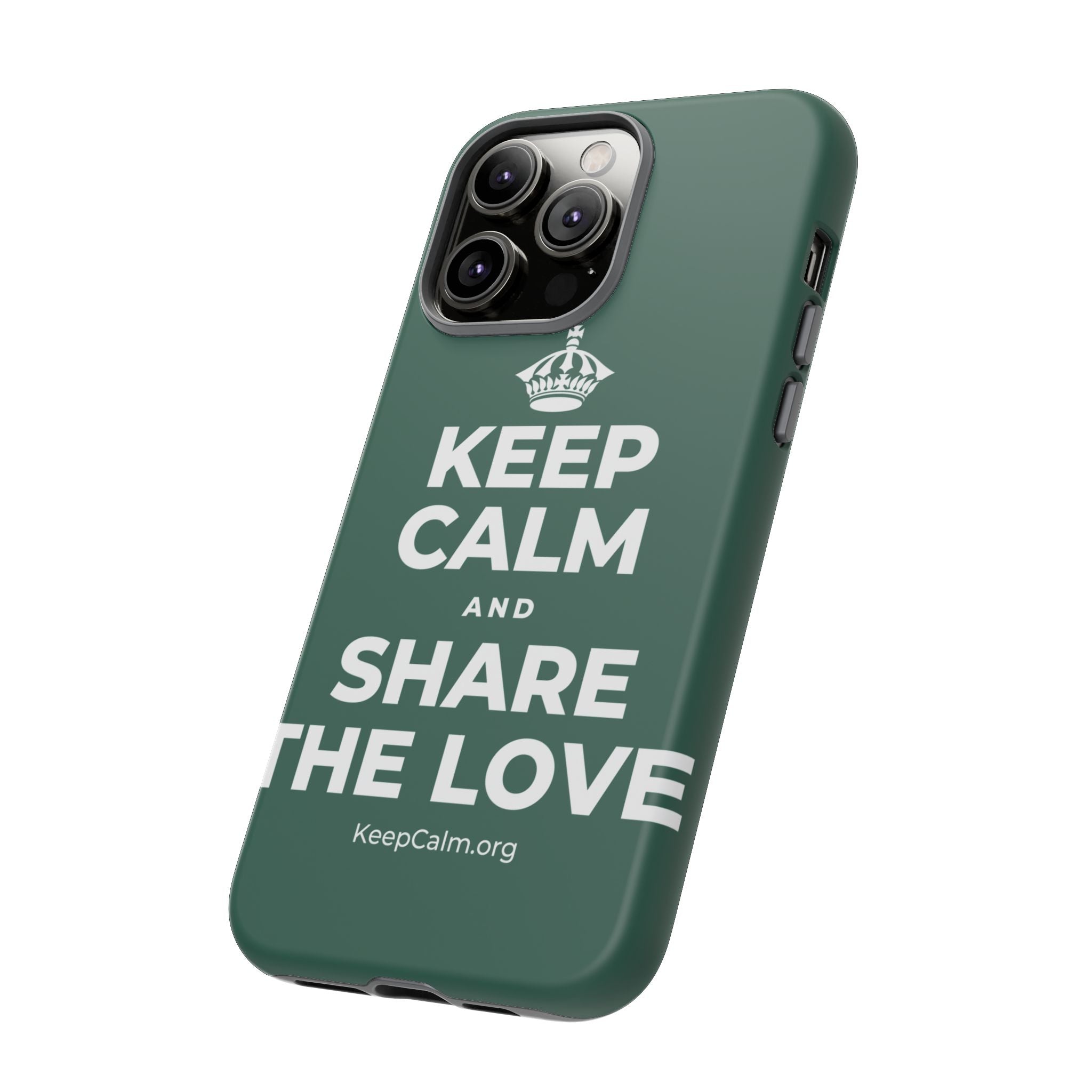 KEEP CALM AND SHARE THE LOVE Phone Case