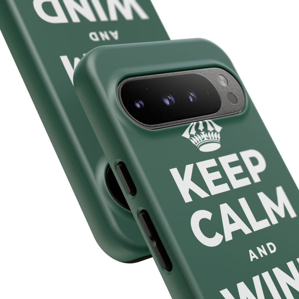 KEEP CALM AND WIND DOWN GENTLY Phone Case