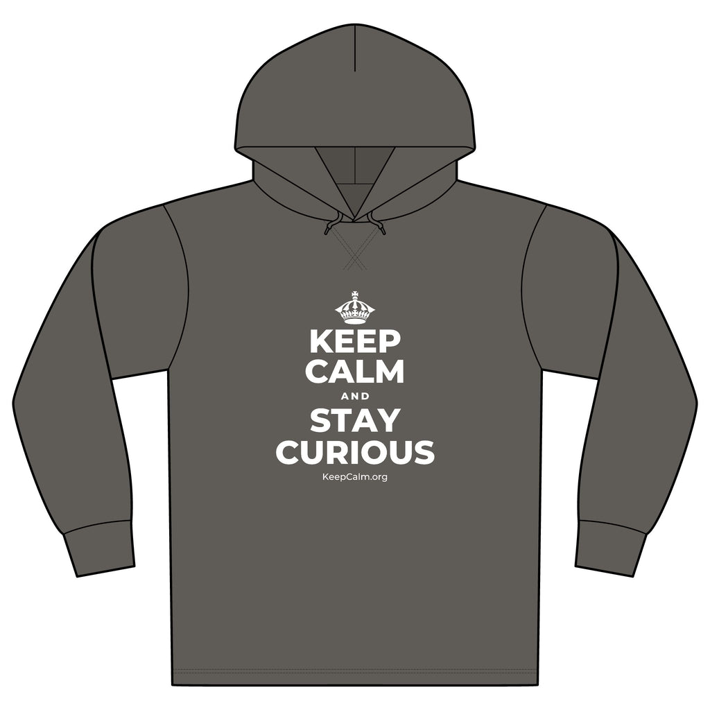 KEEP CALM AND STAY CURIOUS Organic Hoodie Tee