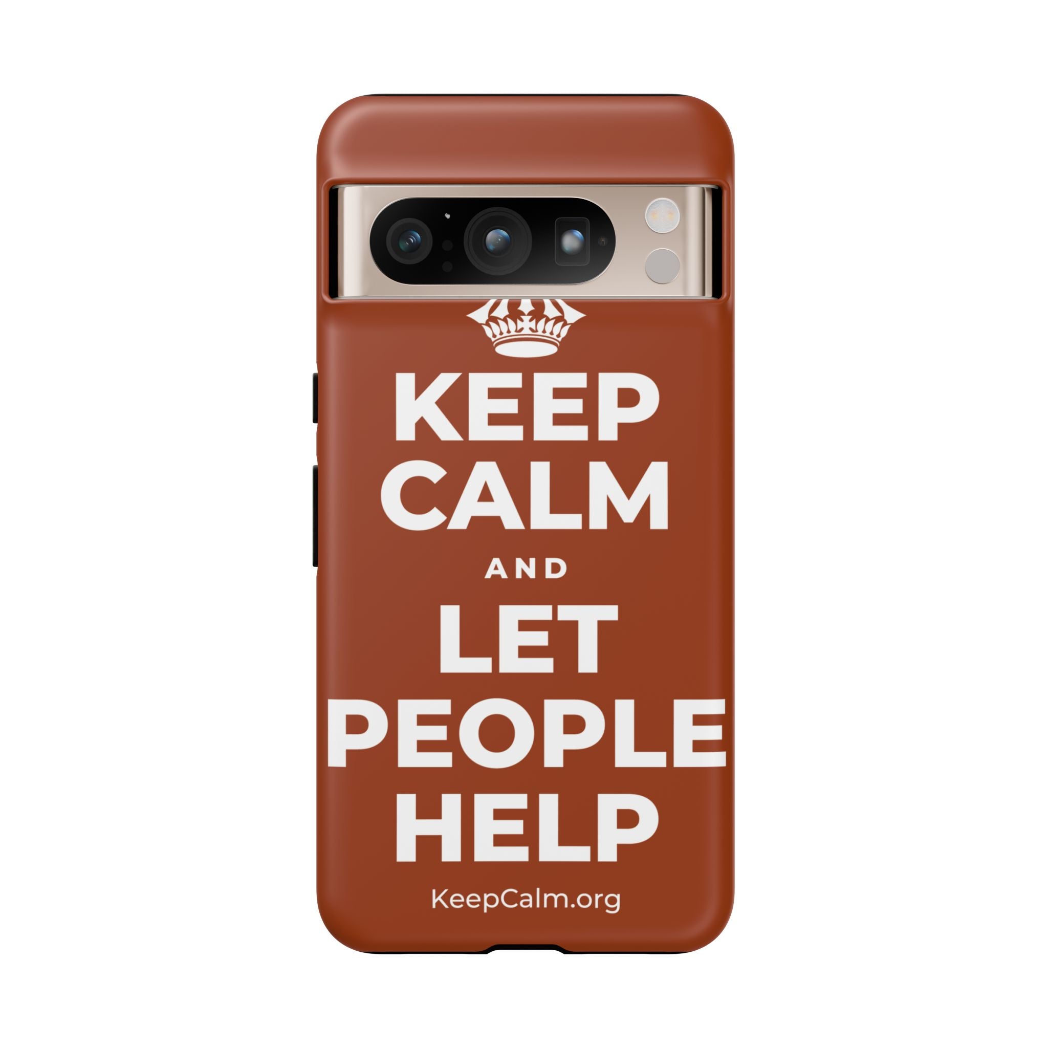 KEEP CALM AND LET PEOPLE HELP Phone Case