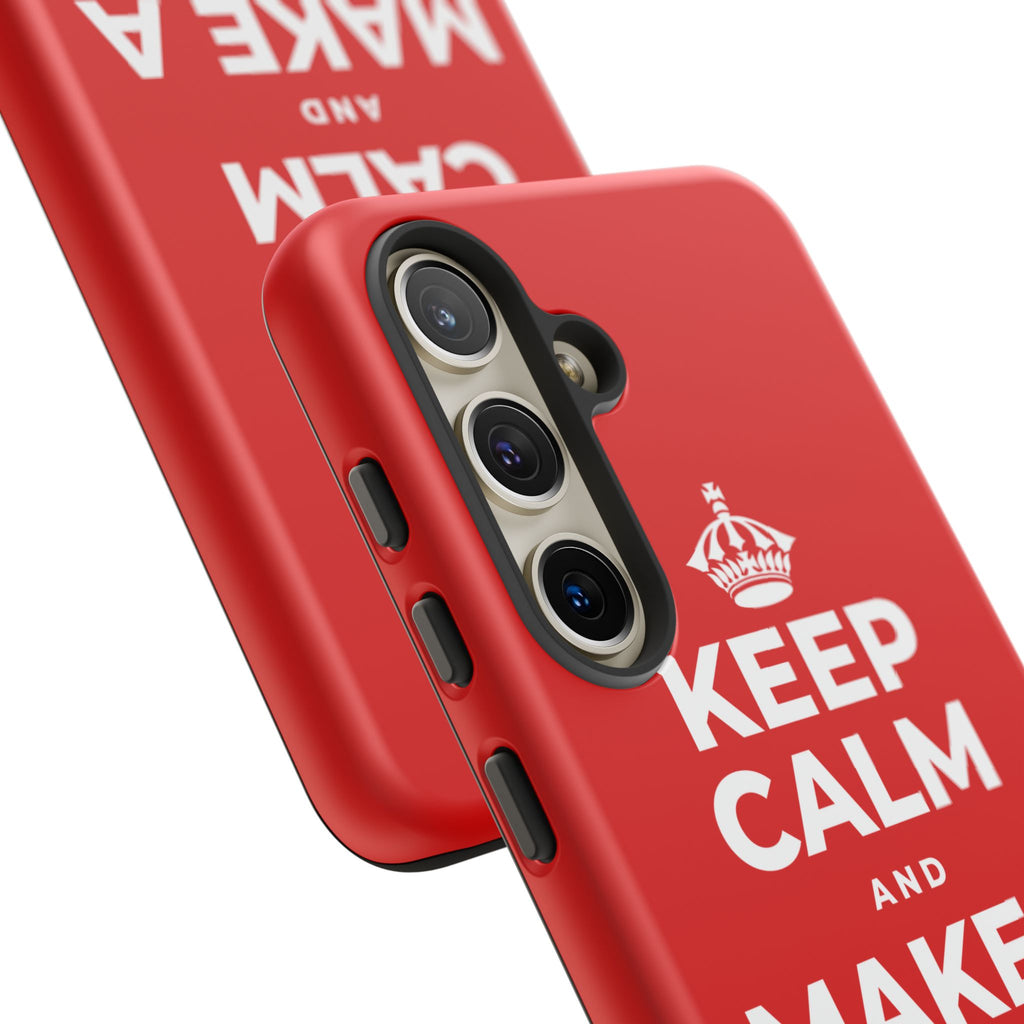 KEEP CALM AND MAKE A HAPPY MEMORY Phone Case