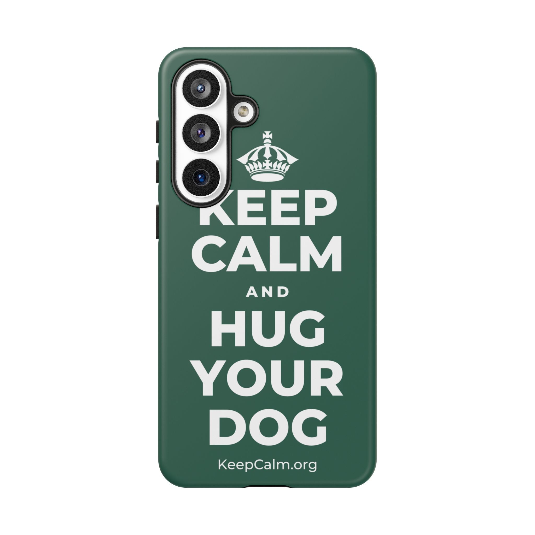 KEEP CALM AND HUG YOUR DOG Phone Case
