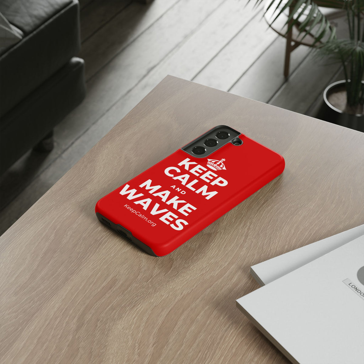 KEEP CALM AND MAKE WAVES Phone Case