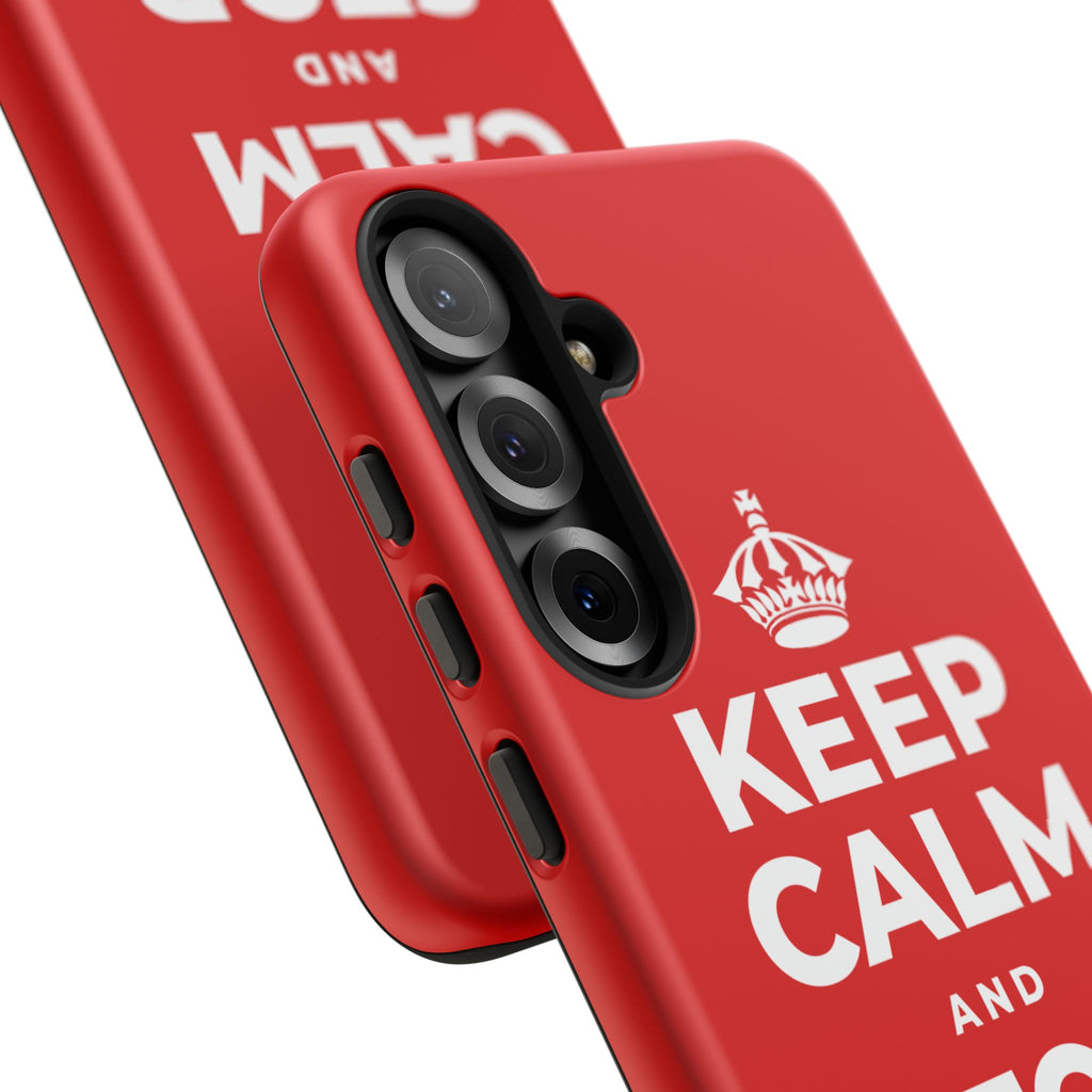 KEEP CALM AND STOP TRIPPIN' Phone Case