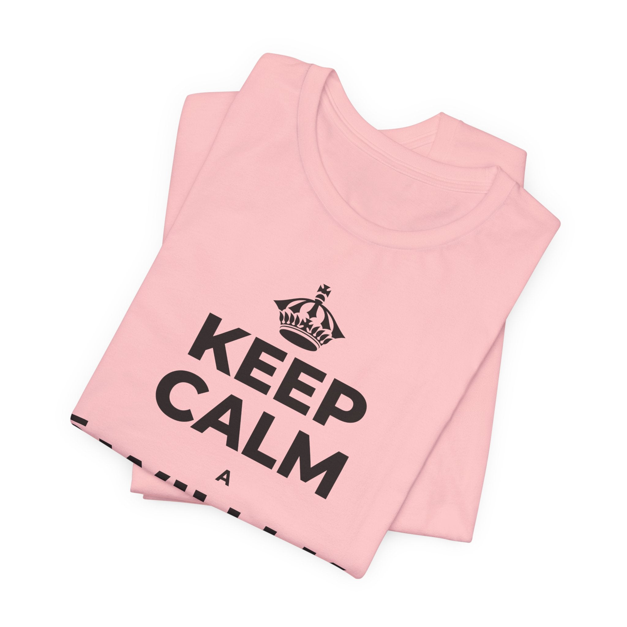 KEEP CALM A ʻŌWILI I KA PUMEHANA T-Shirt (White–Asphalt)