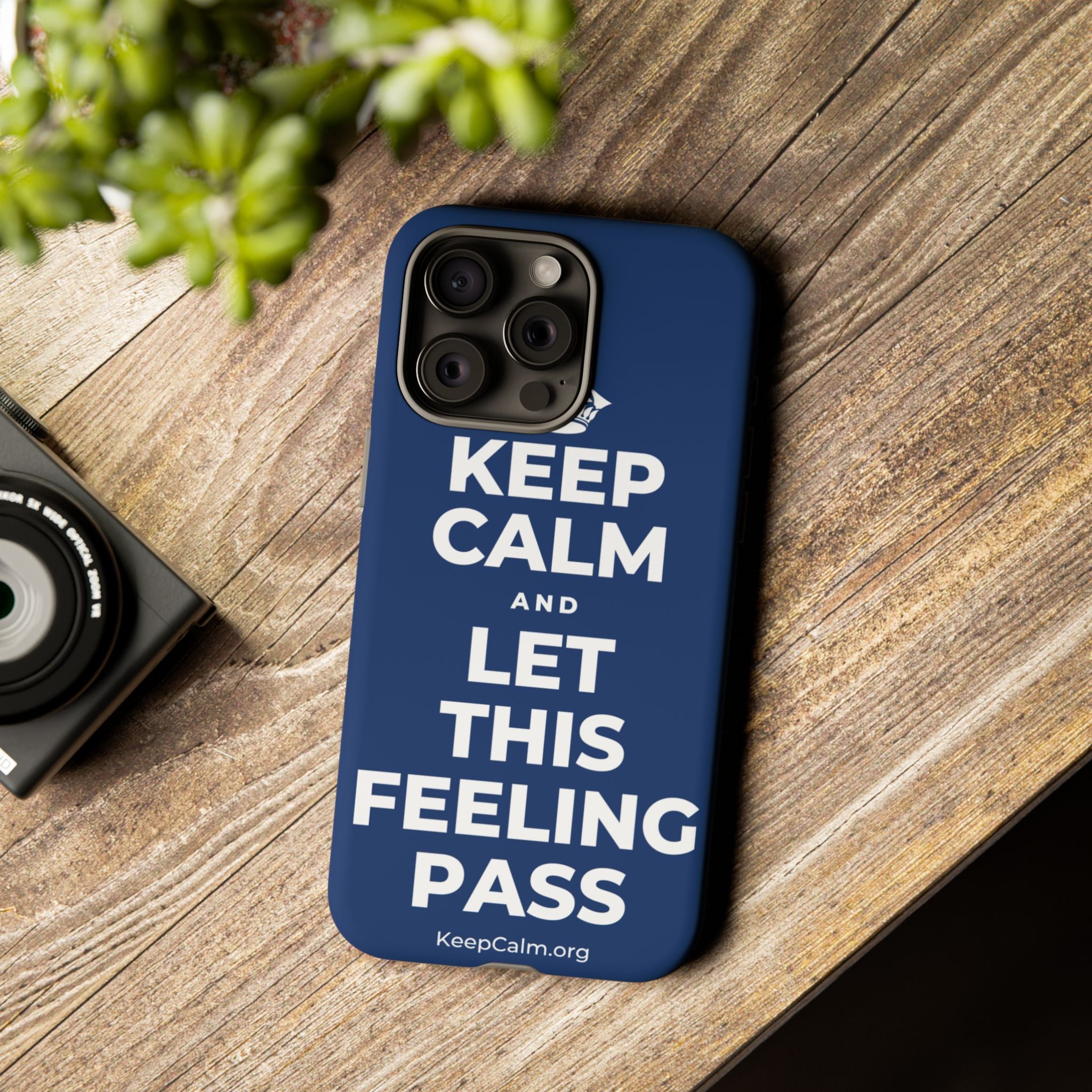 KEEP CALM AND LET THIS FEELING PASS Phone Case