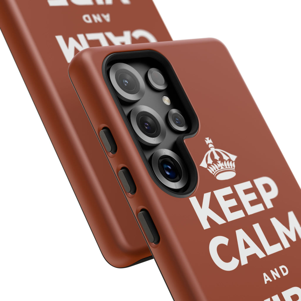 KEEP CALM AND VIBE WITH ME Phone Case