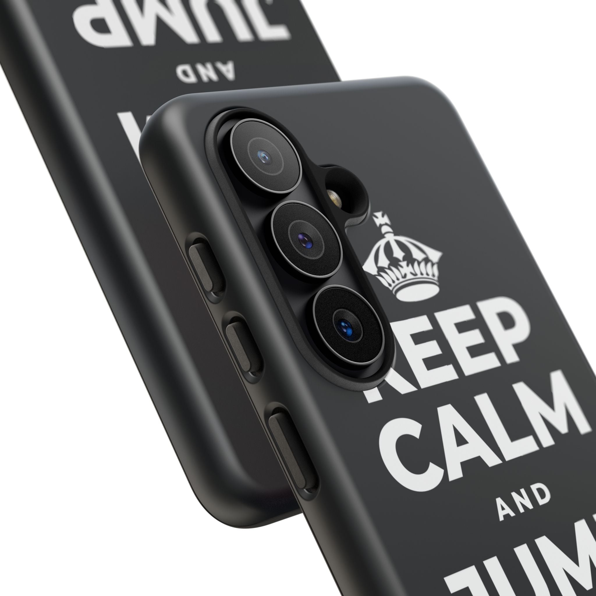 KEEP CALM AND JUMP IN A PUDDLE Phone Case (Dark)