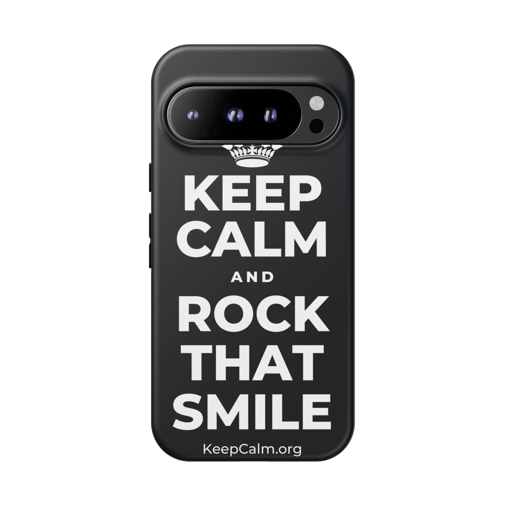 KEEP CALM AND ROCK THAT SMILE Phone Case (Dark)