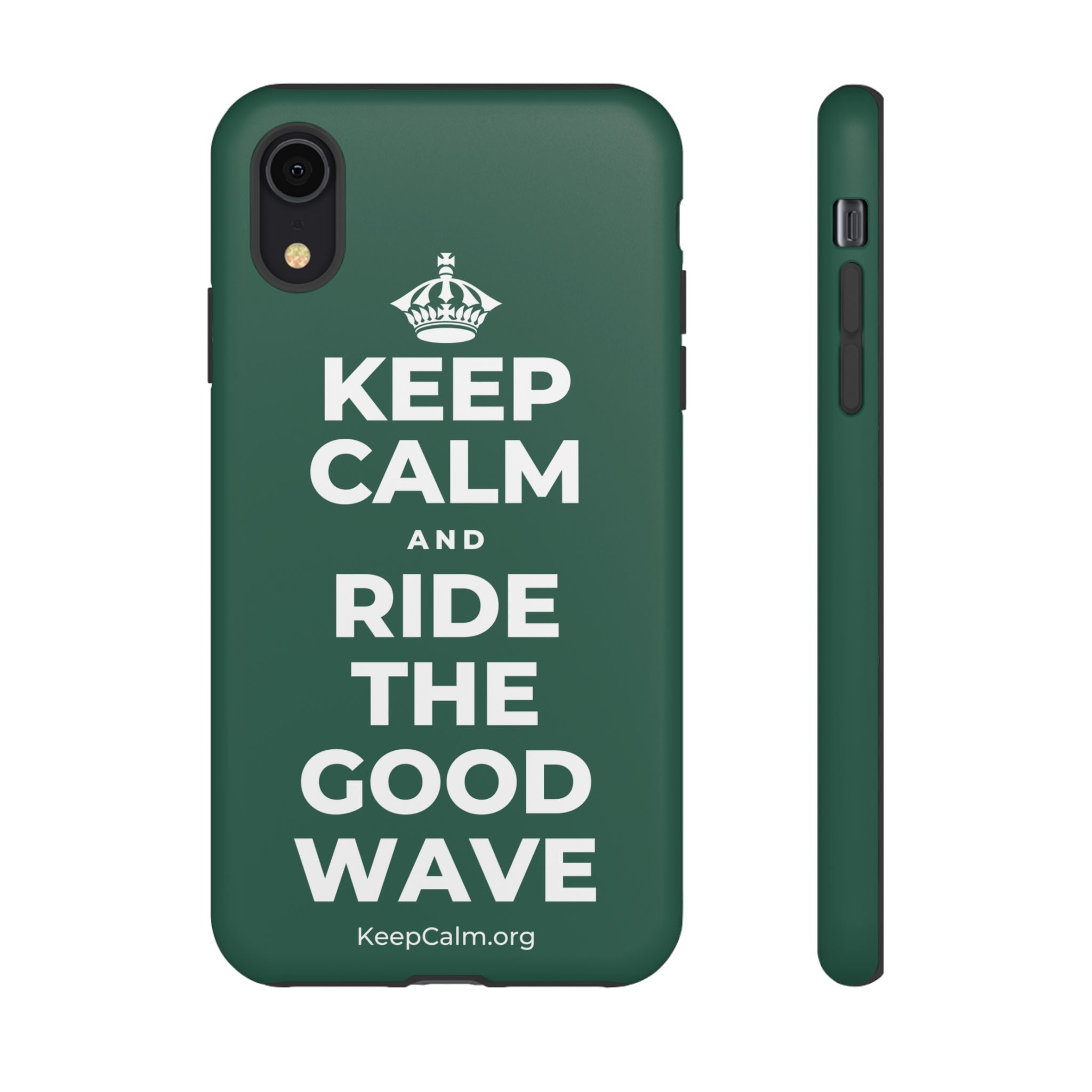 KEEP CALM AND RIDE THE GOOD WAVE Phone Case