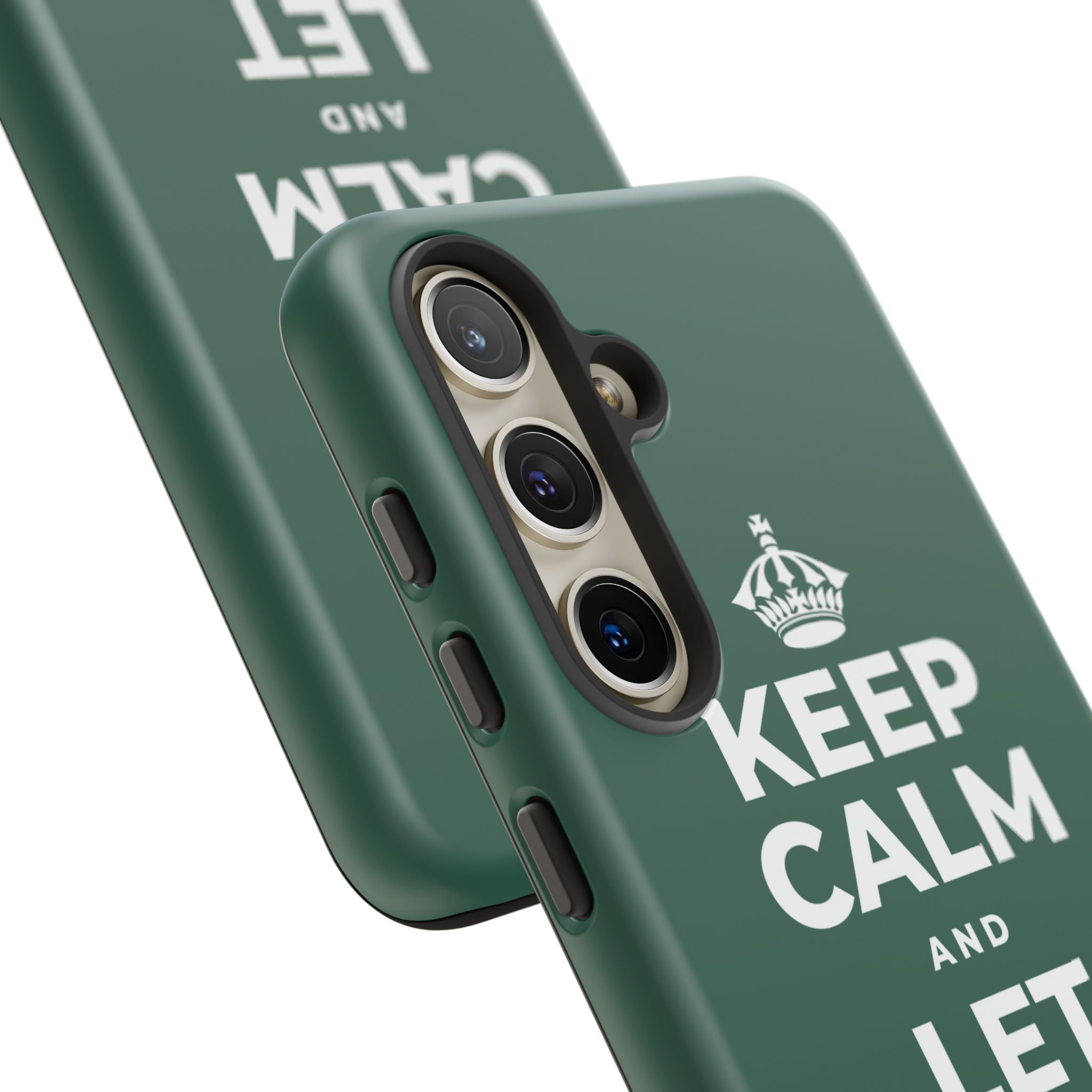 KEEP CALM AND LET PEOPLE IN Phone Case
