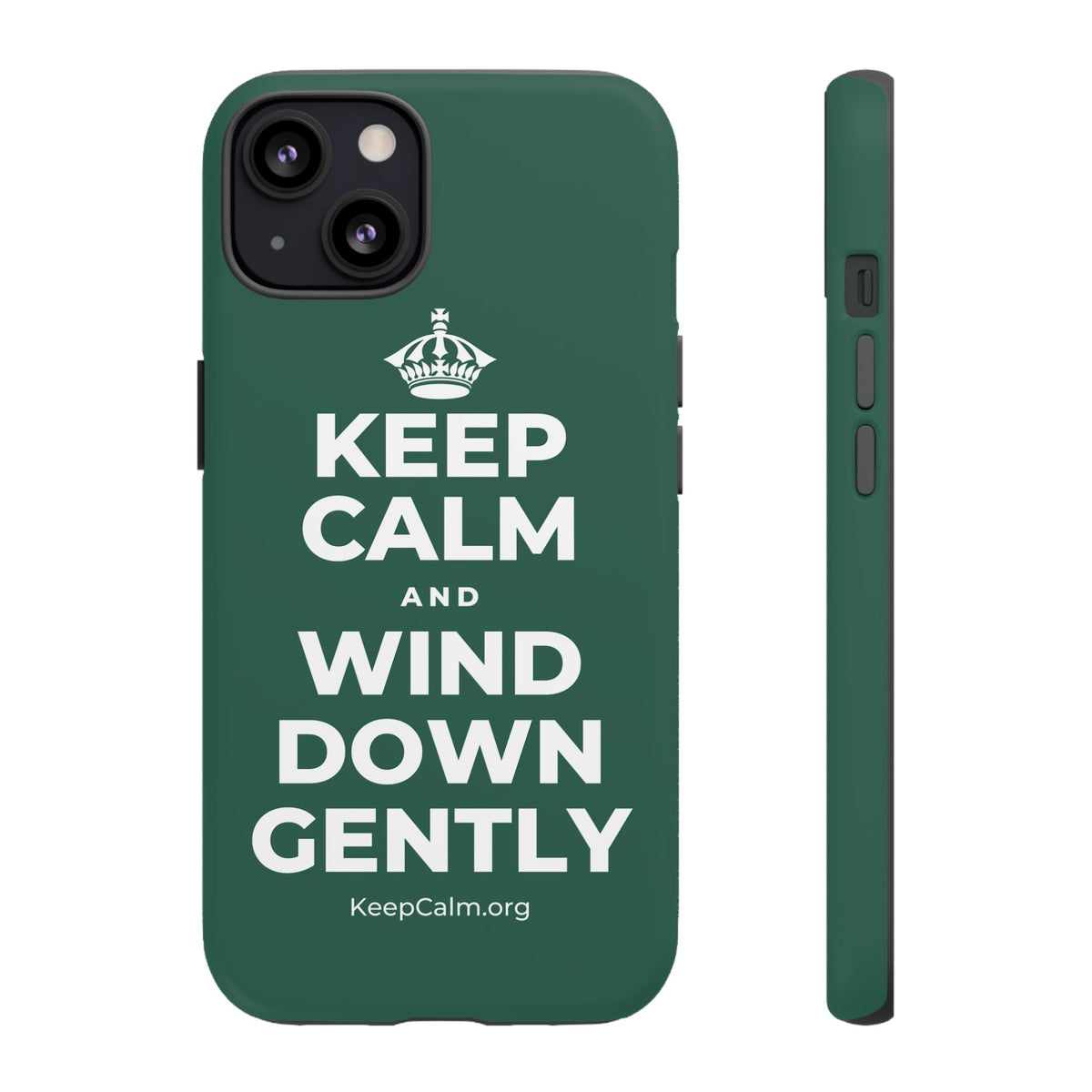 KEEP CALM AND WIND DOWN GENTLY Phone Case