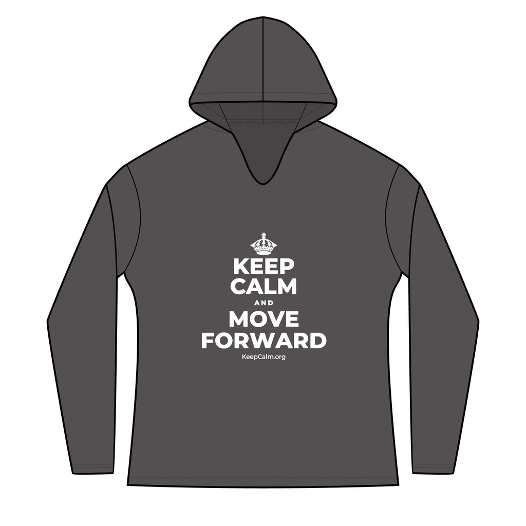 KEEP CALM AND MOVE FORWARD Women's Long Sleeve Hoodie