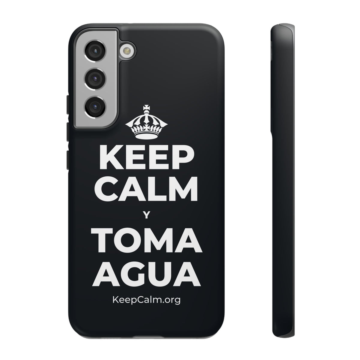 KEEP CALM Y TOMA AGUA Phone Case (Dark)