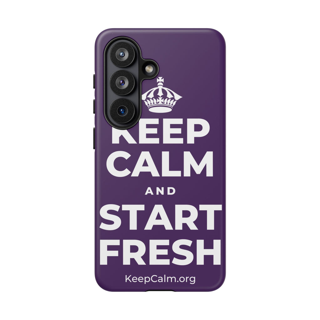 KEEP CALM AND START FRESH Phone Case