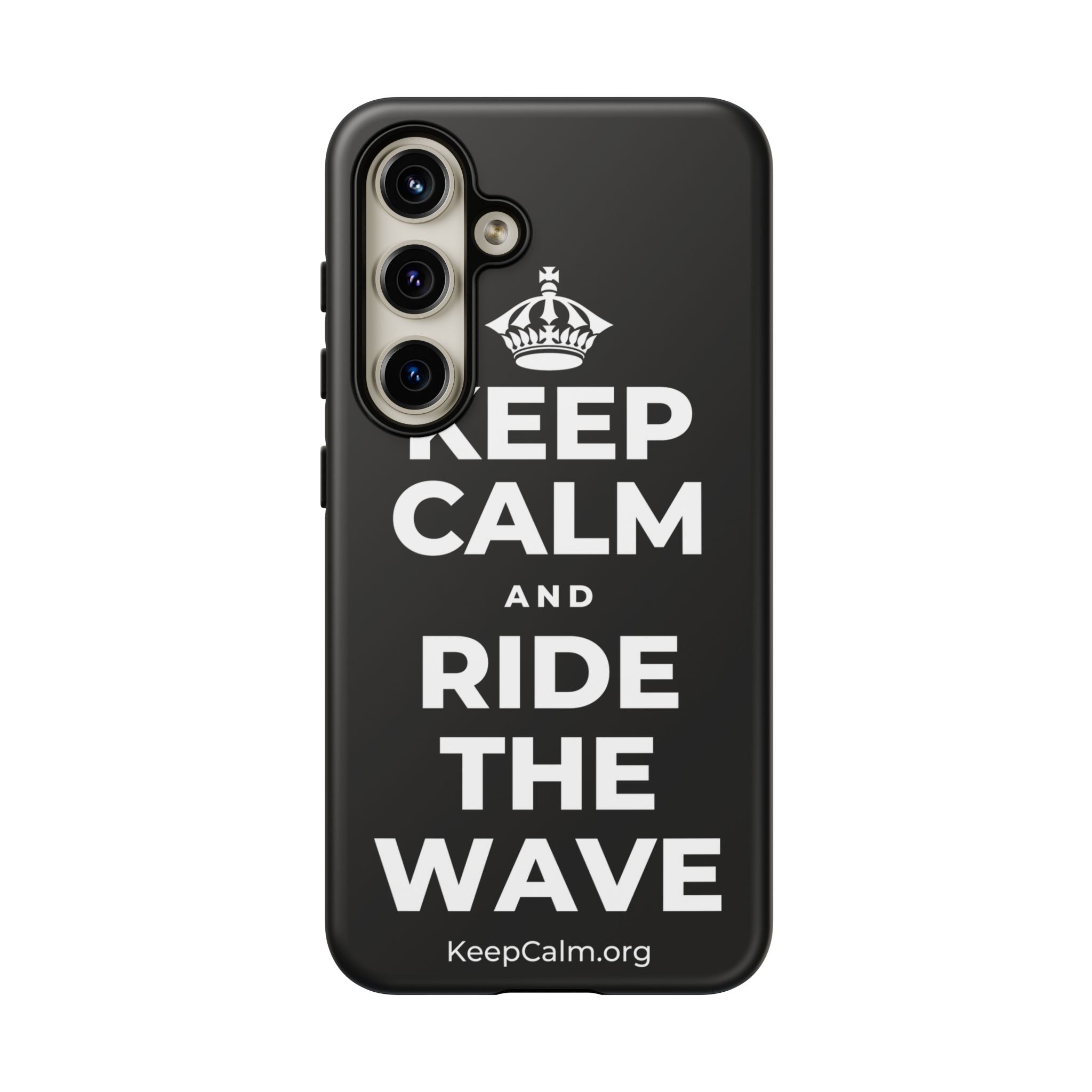KEEP CALM AND RIDE THE WAVE Phone Case