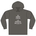 KEEP CALM Y LA FRENTE EN ALTO Organic Hoodie Tee