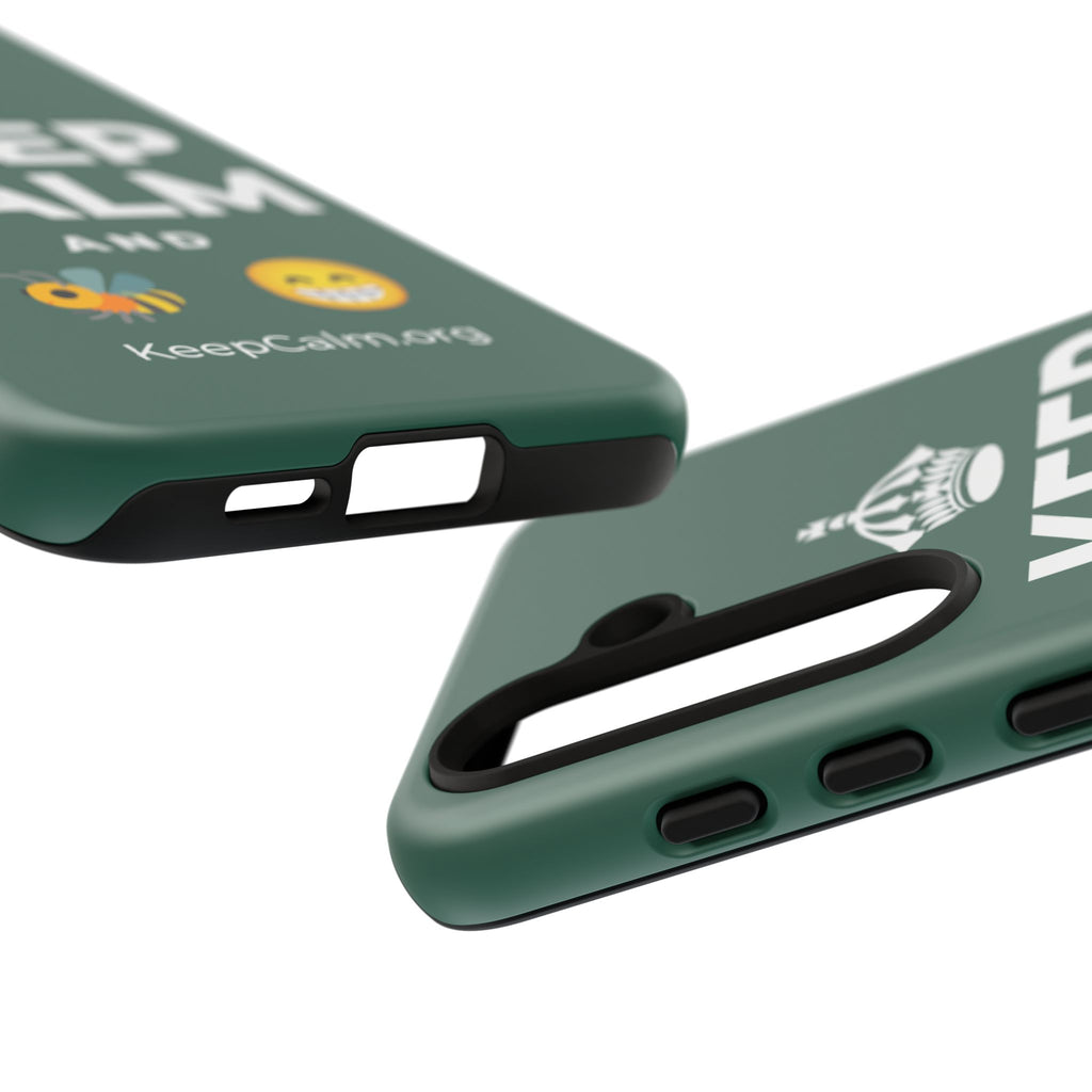 KEEP CALM AND BEE HAPPY Phone Case
