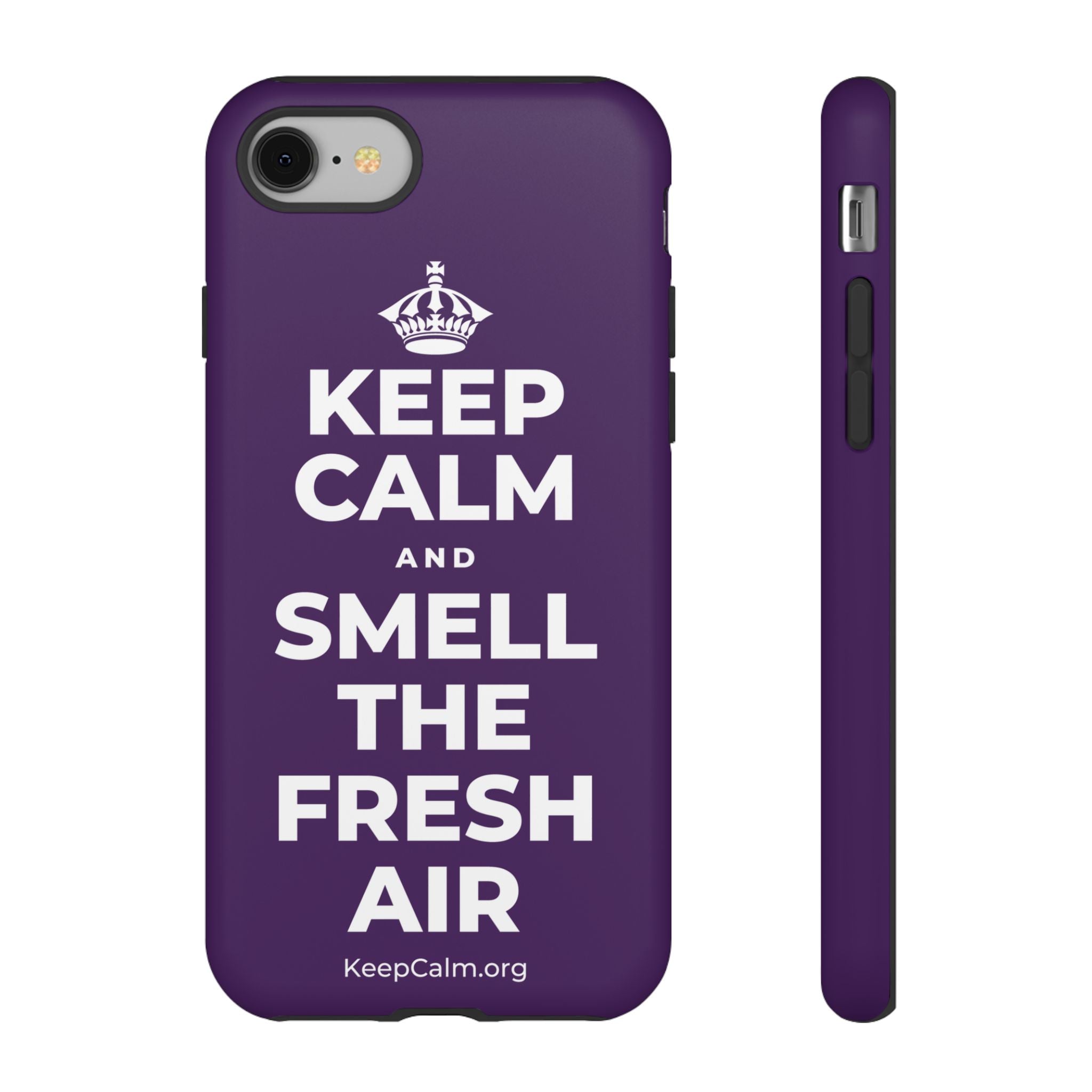 KEEP CALM AND SMELL THE FRESH AIR Phone Case