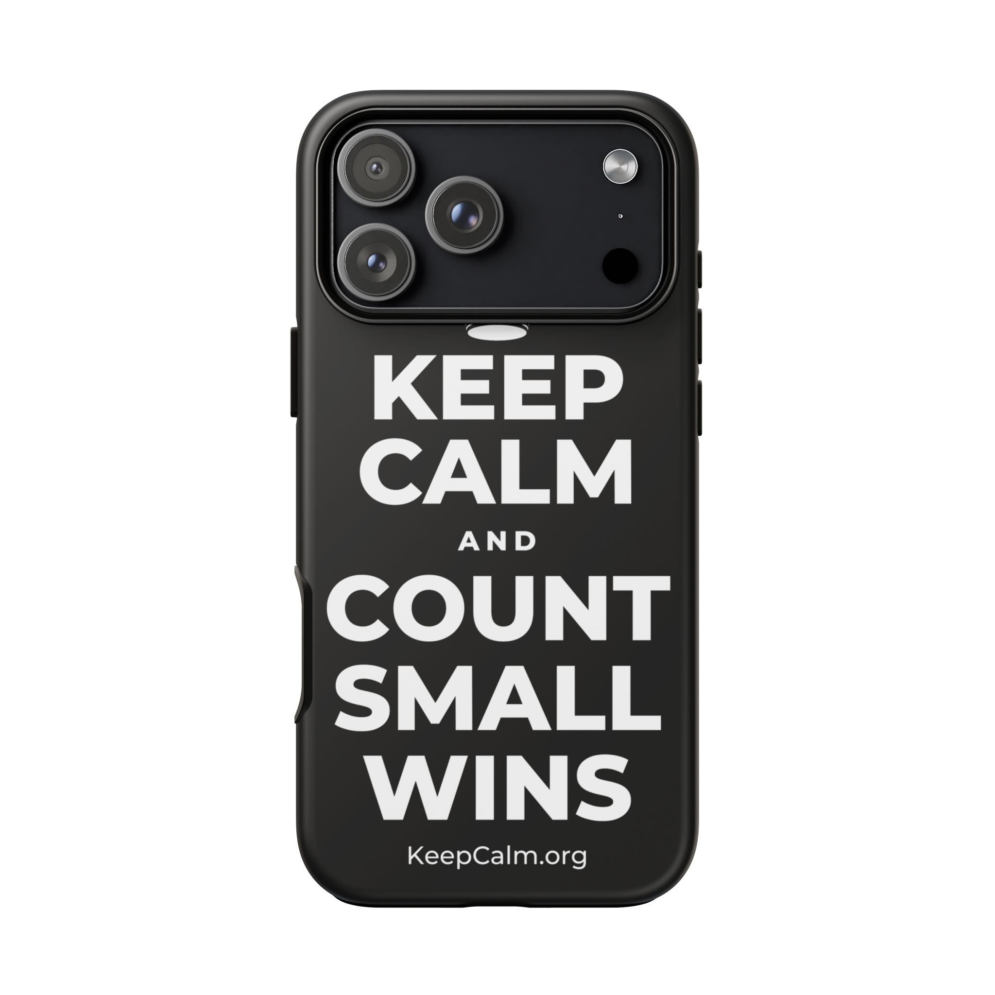 KEEP CALM AND COUNT SMALL WINS Phone Case