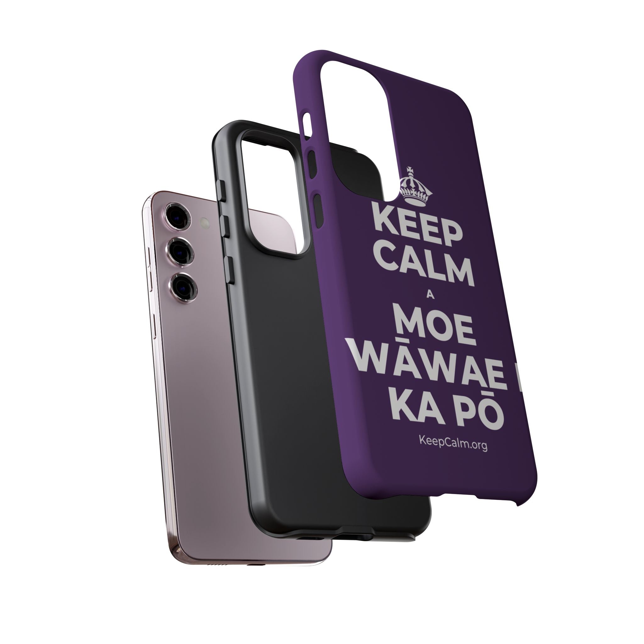 KEEP CALM A MOE WĀWAE I KA PŌ Phone Case