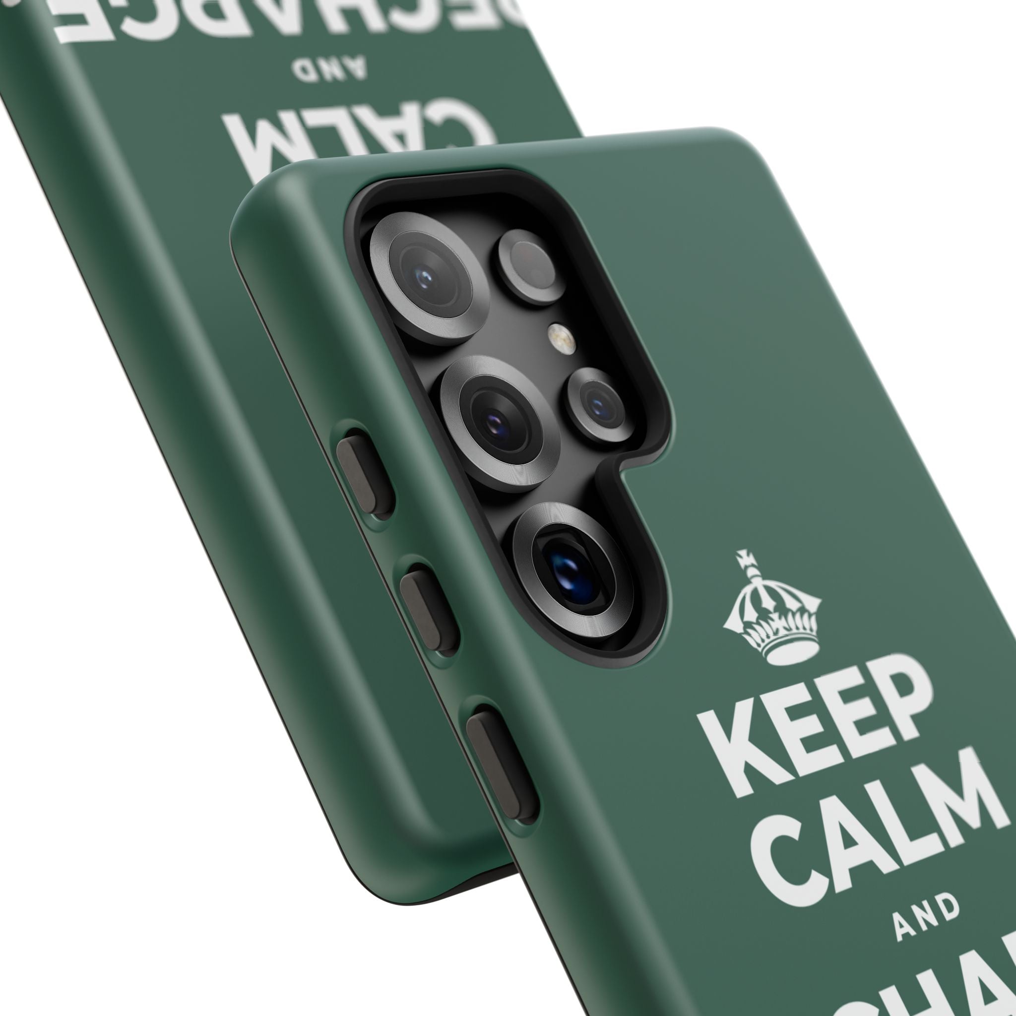 KEEP CALM AND RECHARGE, NO GUILT Phone Case