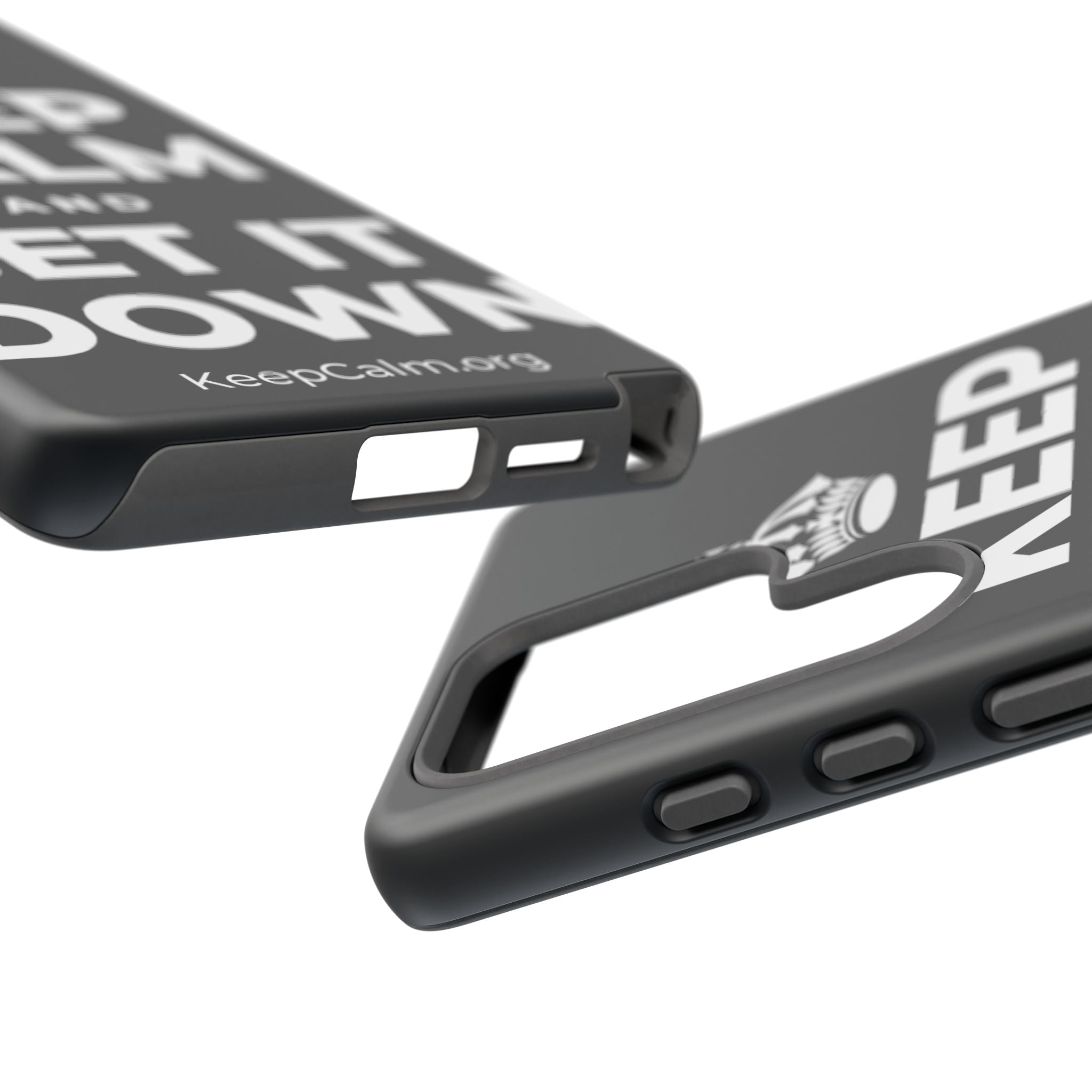 KEEP CALM AND SET IT DOWN Phone Case (Dark)