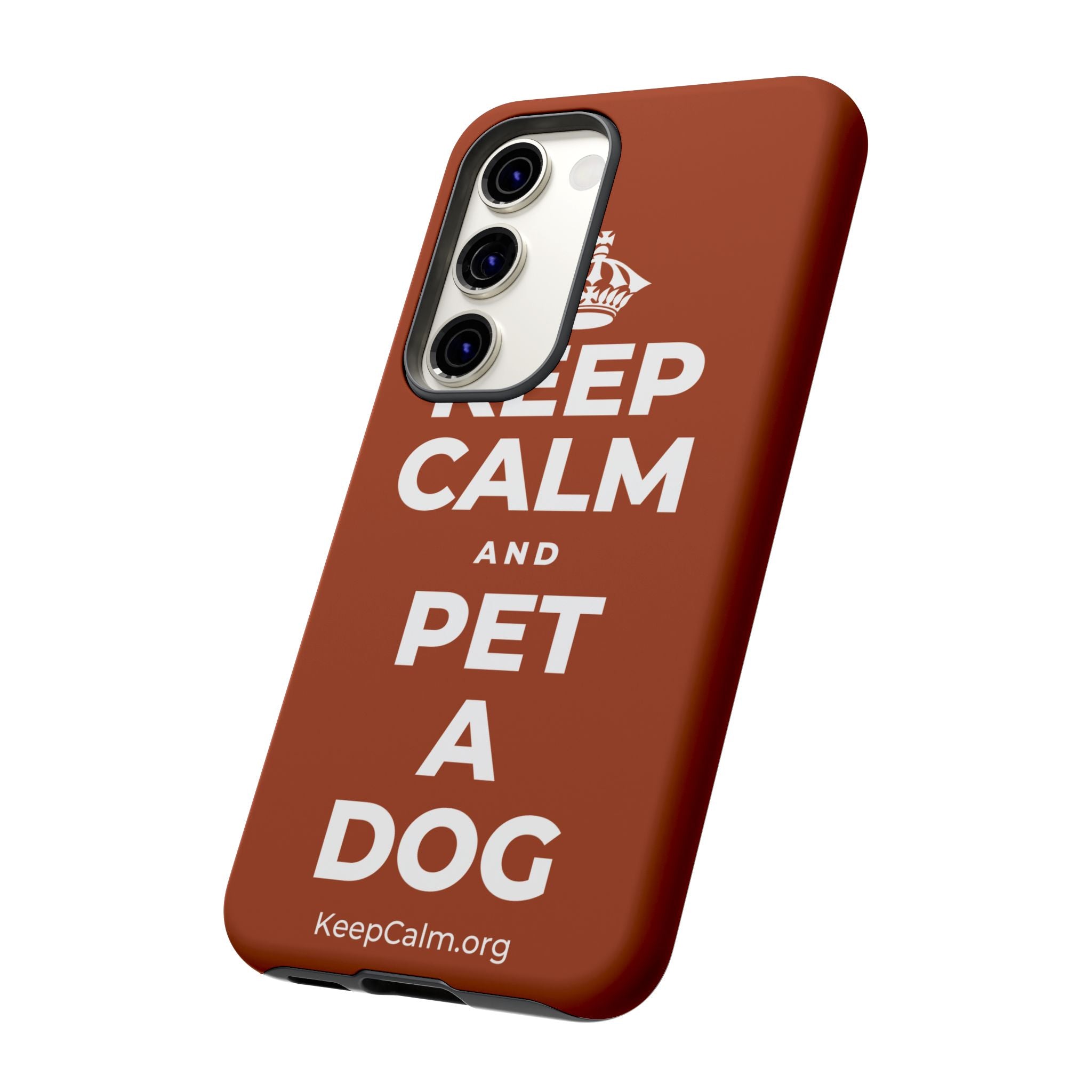 KEEP CALM AND PET A DOG Phone Case