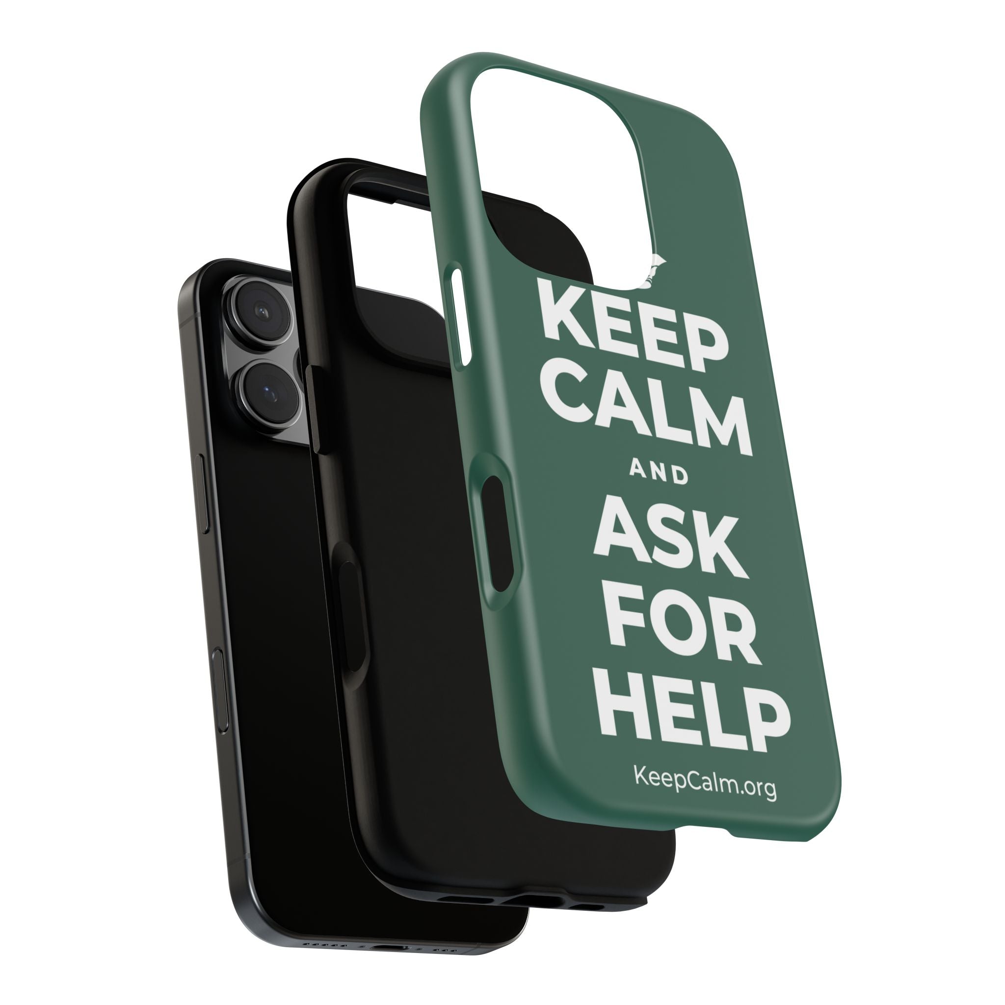 KEEP CALM AND ASK FOR HELP Phone Case