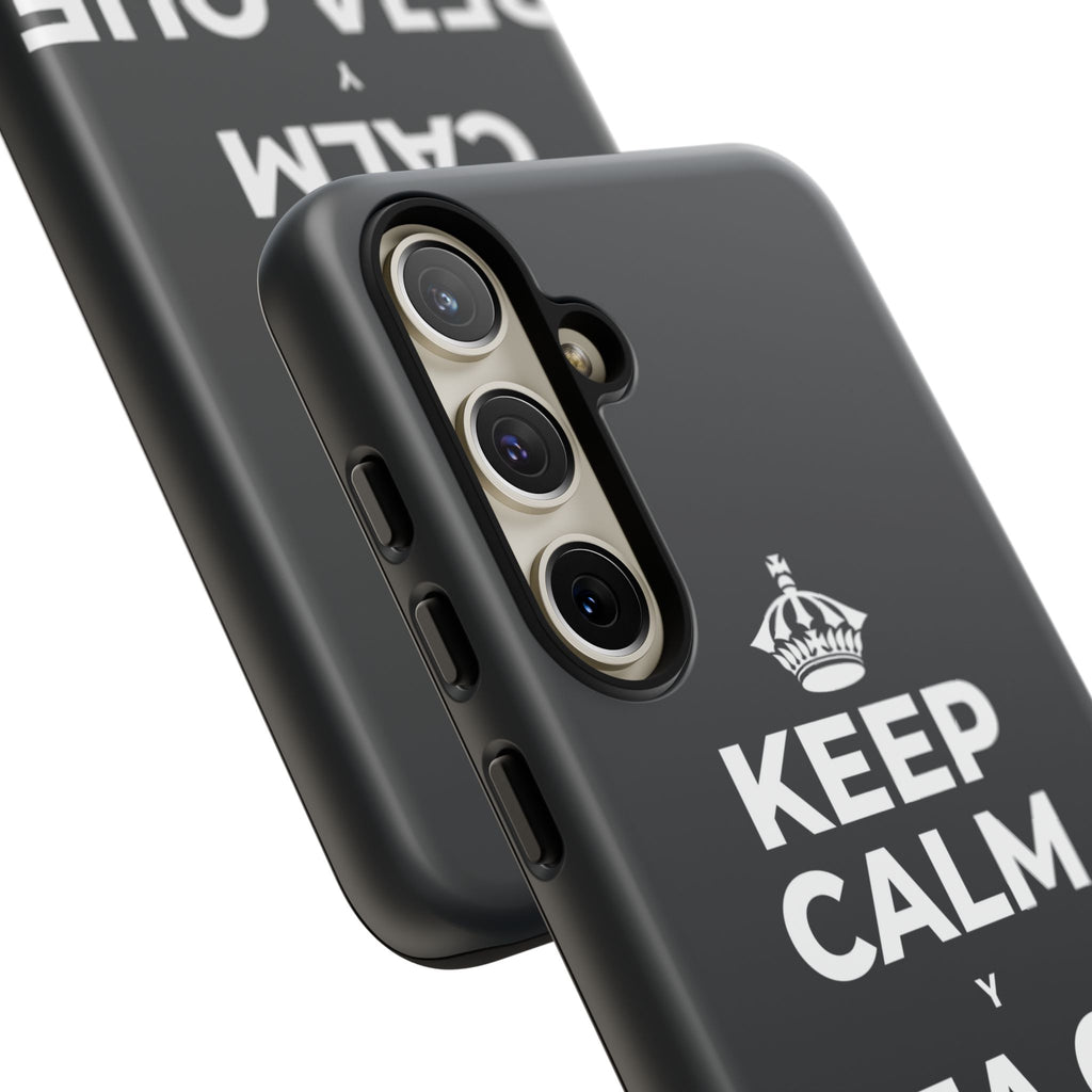 KEEP CALM Y DEJA QUE SE ENFRÍE Phone Case (Dark)
