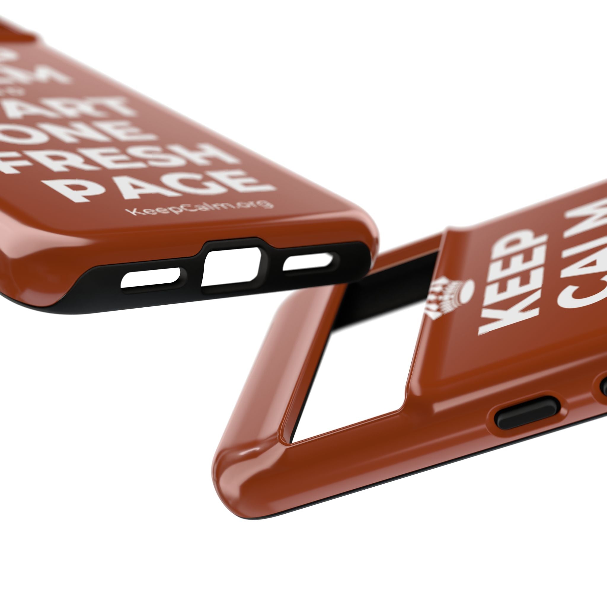 KEEP CALM AND START ONE FRESH PAGE Phone Case