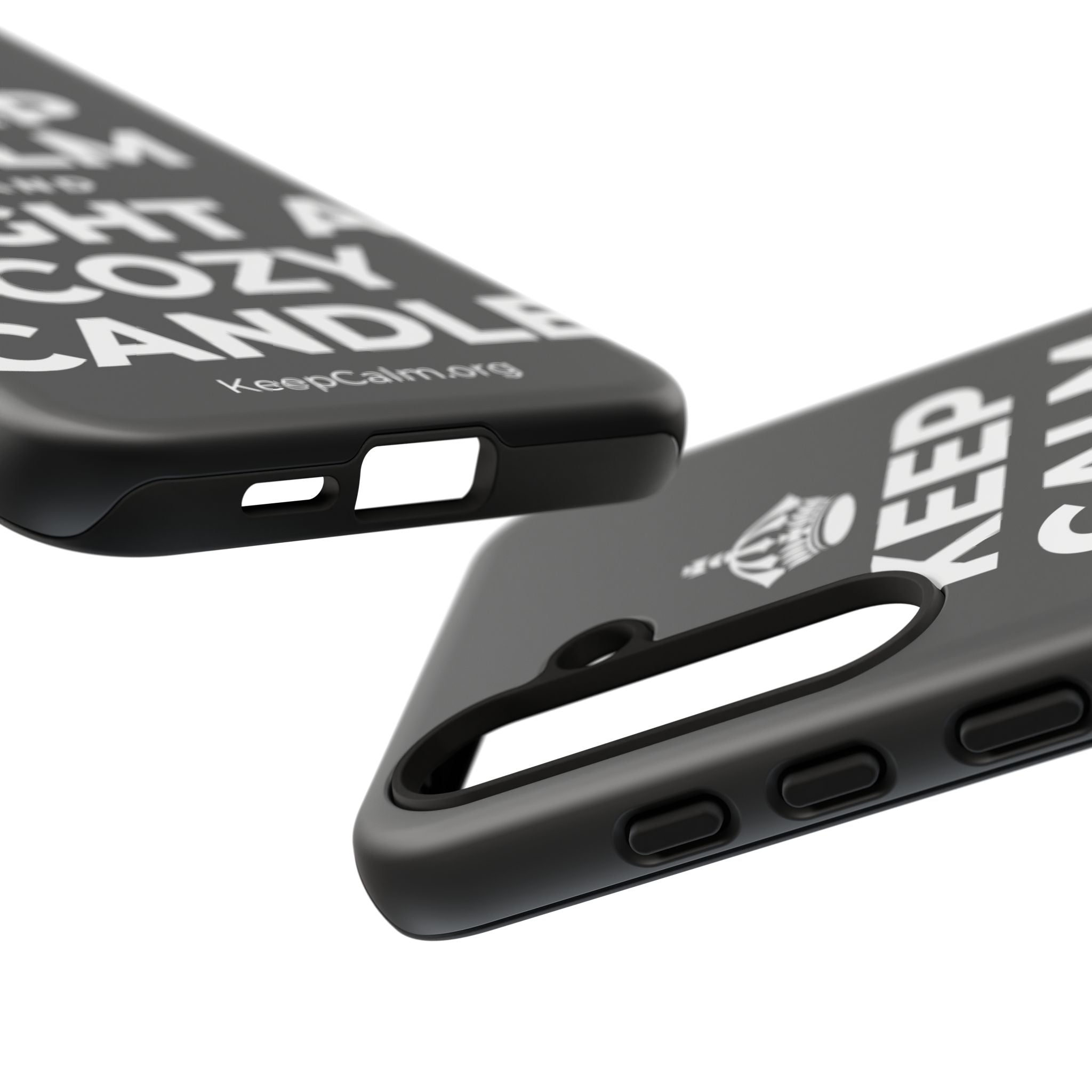 KEEP CALM AND LIGHT A COZY CANDLE Phone Case