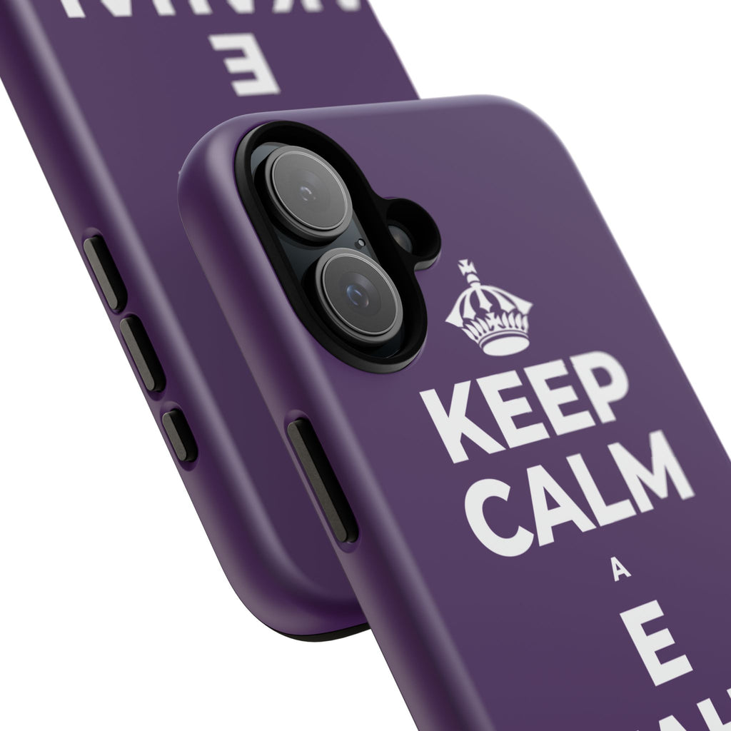 KEEP CALM A E AKAHAI, I NĀ WĀ A PAU Phone Case