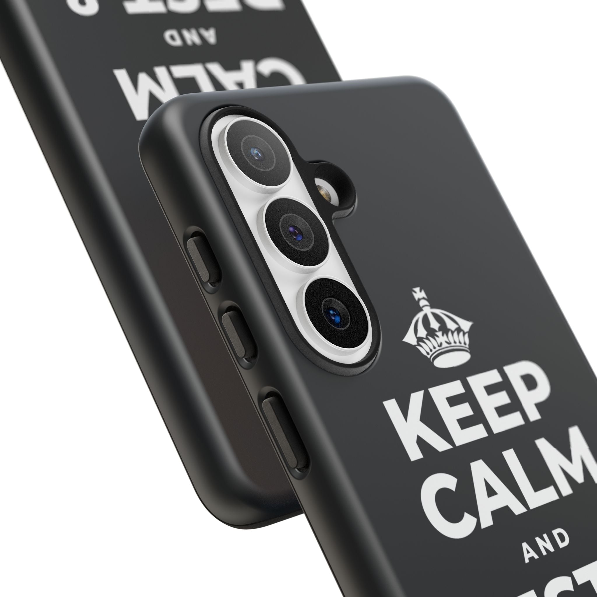 KEEP CALM AND REST & RECOVER Phone Case (Dark)