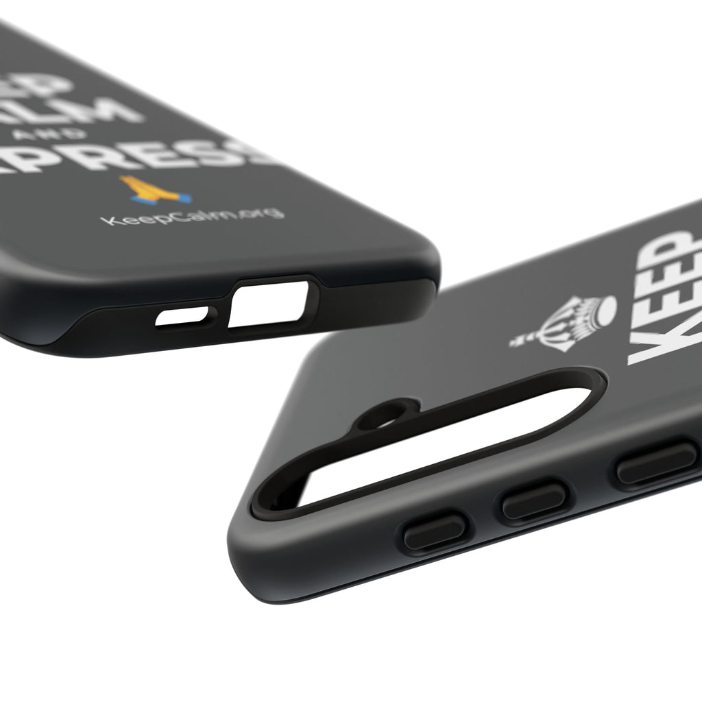 KEEP CALM AND EXPRESS 🙏 Phone Case (Dark)