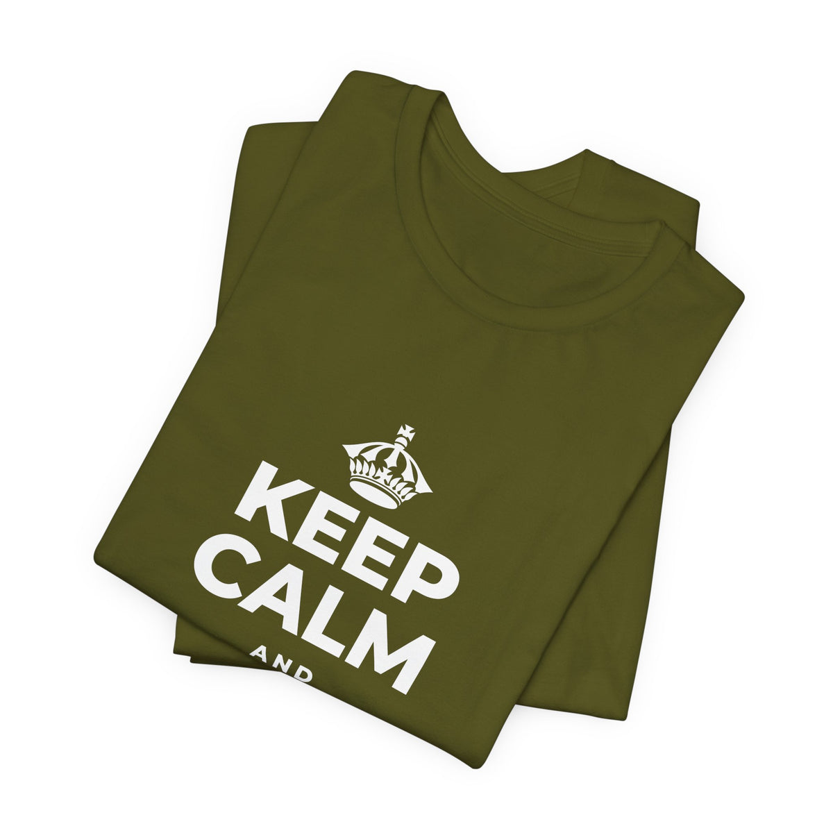KEEP CALM AND SHARE THE LOVE T-Shirt (Baby Blue–Silver)