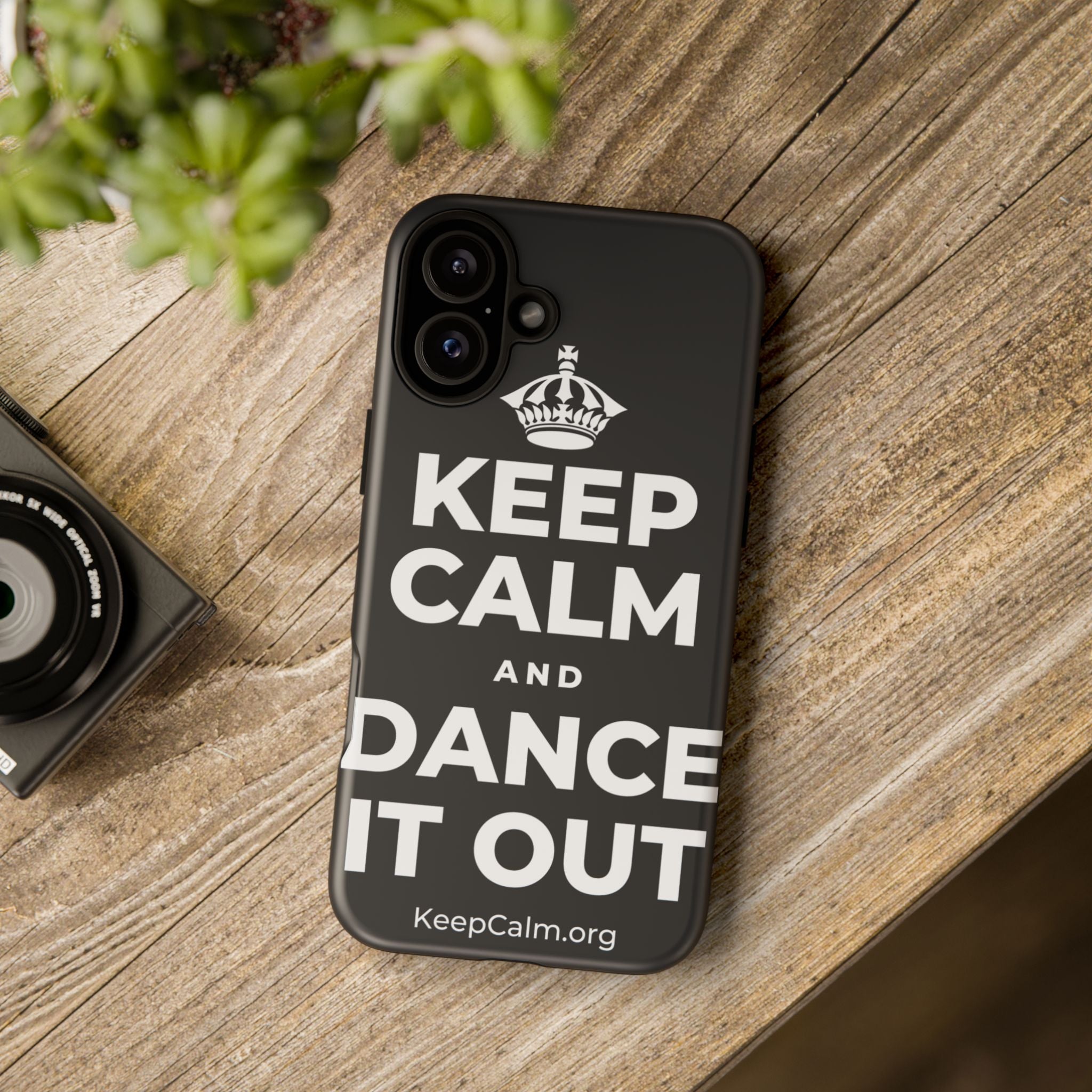 KEEP CALM AND DANCE IT OUT Phone Case (Dark)