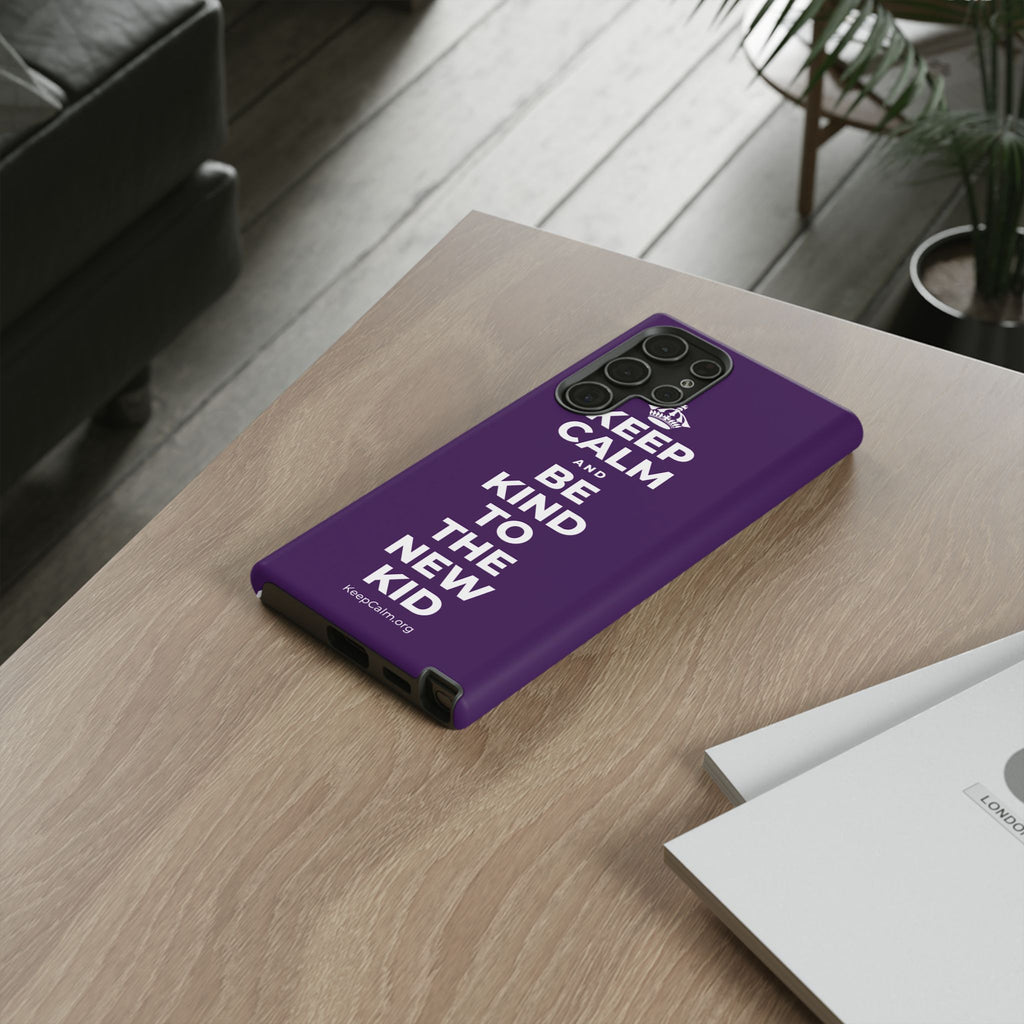 KEEP CALM AND BE KIND TO THE NEW KID Phone Case