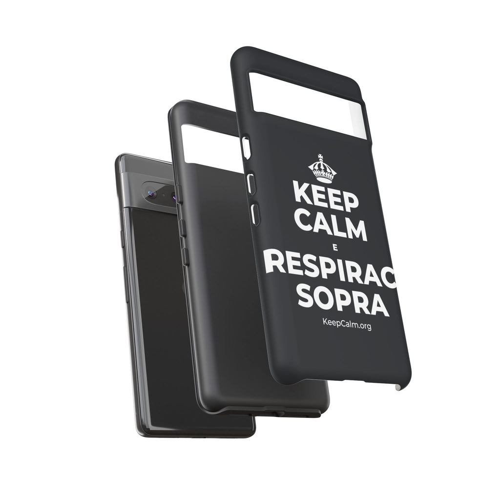 KEEP CALM E RESPIRACI SOPRA Phone Case (Dark)